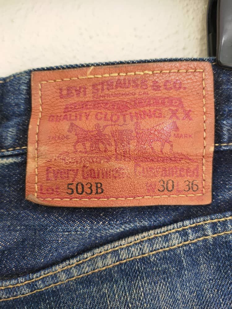 Levi's Vtg Big E Levi's 503B-XX Selvedge Jeans Size US 30 / EU 46 - 3 Thumbnail