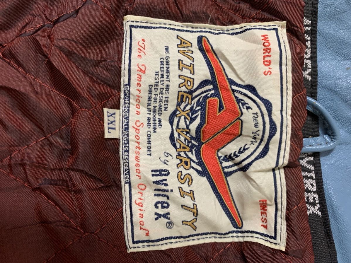 Avirex 🔥AVIREX Varsity Dragon Leather Jacket Size US XXL / EU 58 / 5 - 18 Thumbnail