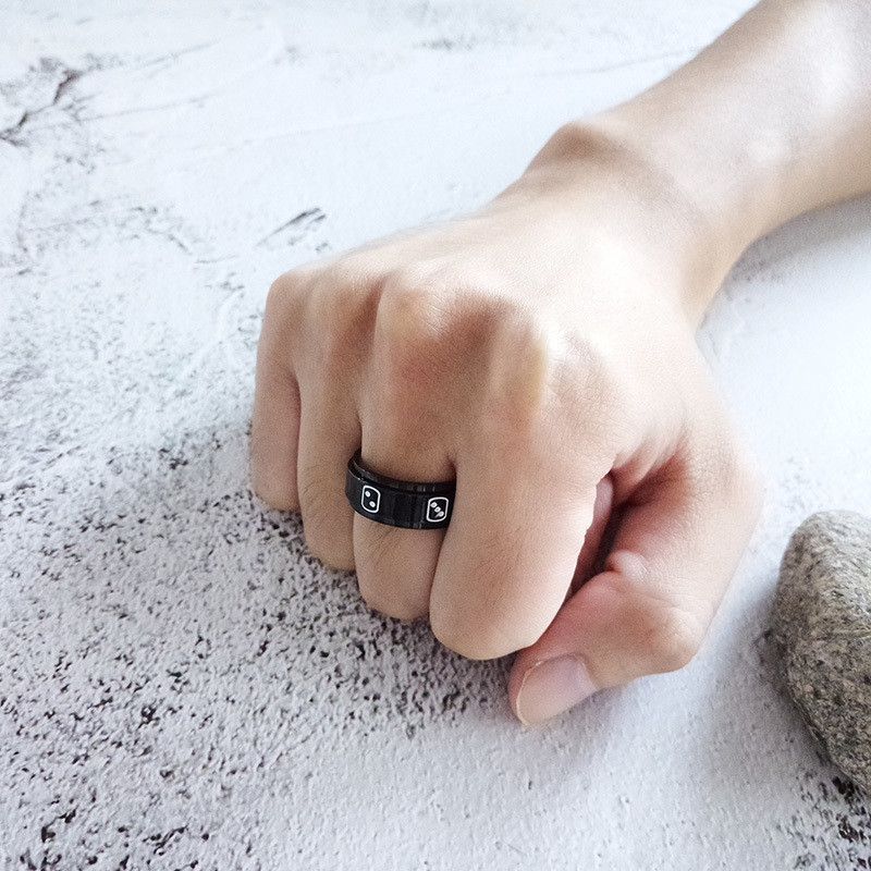Jewelry 8mm Bling Dice Ring Size ONE SIZE - 5 Thumbnail