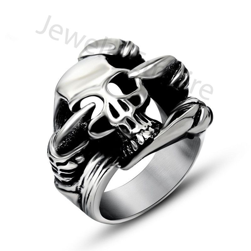 Jewelry Big Skull Ring Size ONE SIZE - 1 Thumbnail
