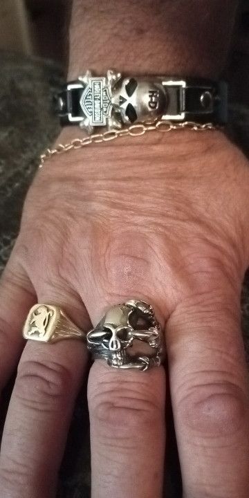 Jewelry Big Skull Ring Size ONE SIZE - 5 Thumbnail