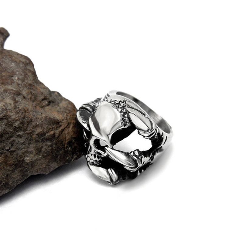 Jewelry Big Skull Ring Size ONE SIZE - 4 Thumbnail