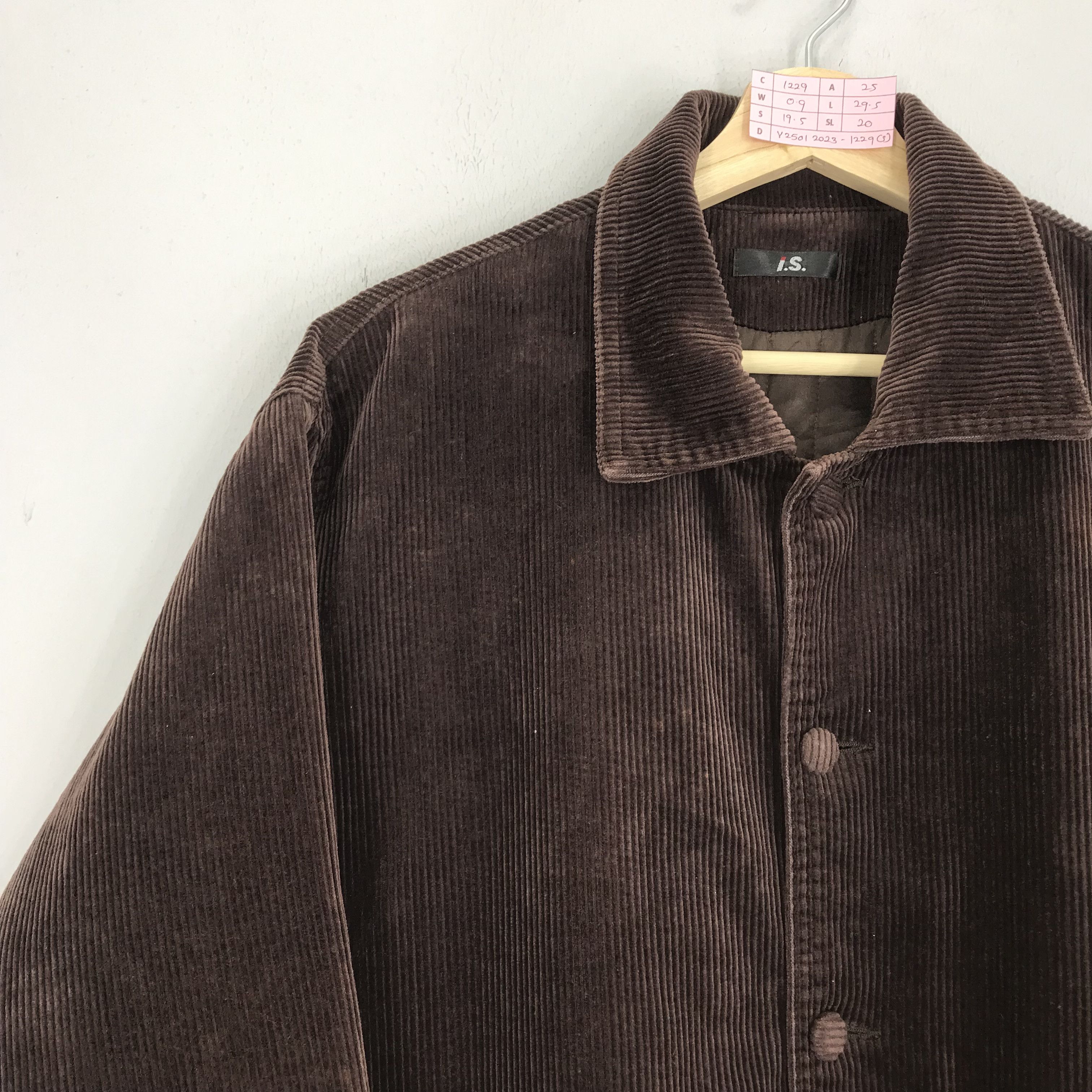 Issey Miyake Vintage Issey Sport IS Corduroy Jacket Brown Issey Miyake Size US L / EU 52-54 / 3 - 7 Thumbnail