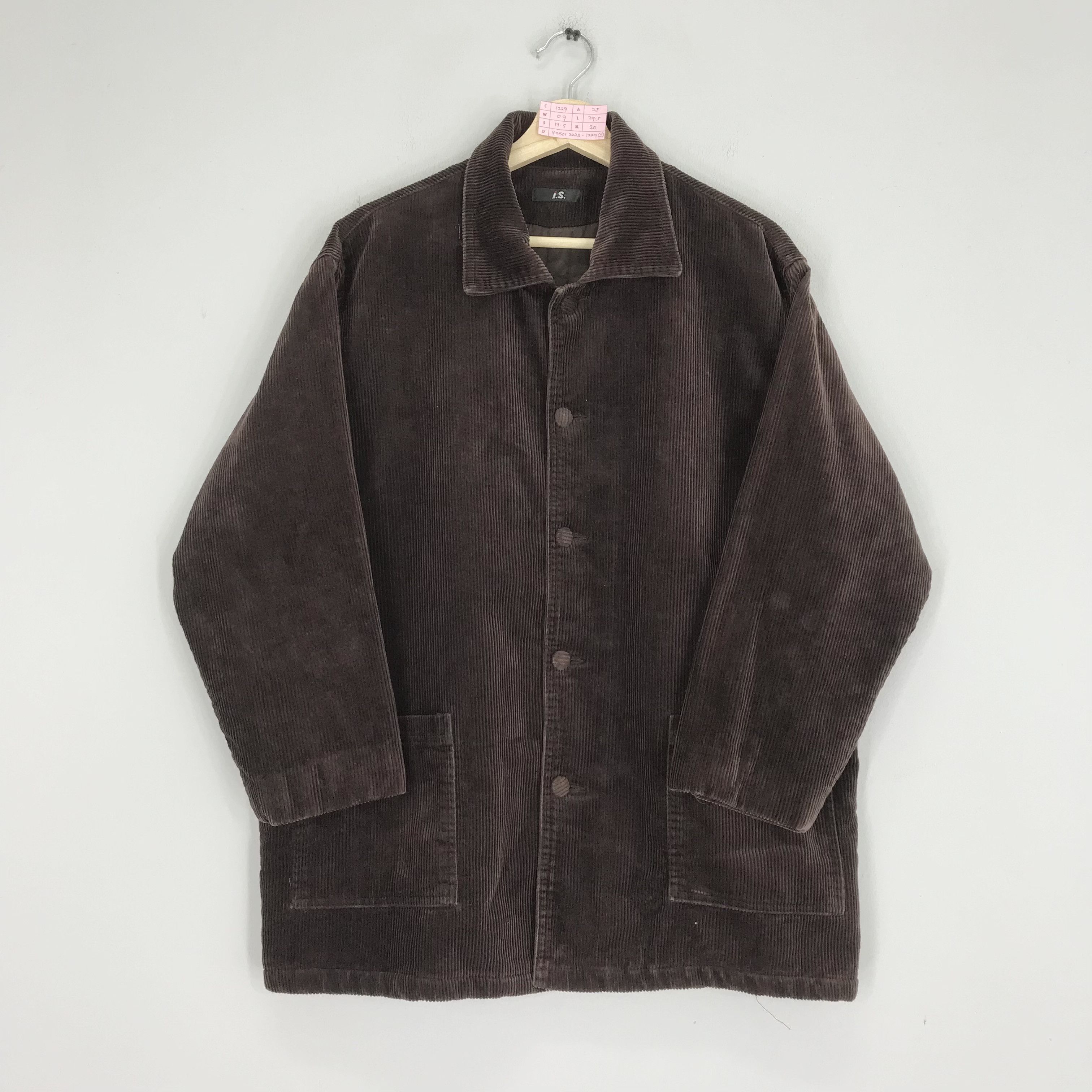 Issey Miyake Vintage Issey Sport IS Corduroy Jacket Brown Issey Miyake Size US L / EU 52-54 / 3 - 6 Thumbnail