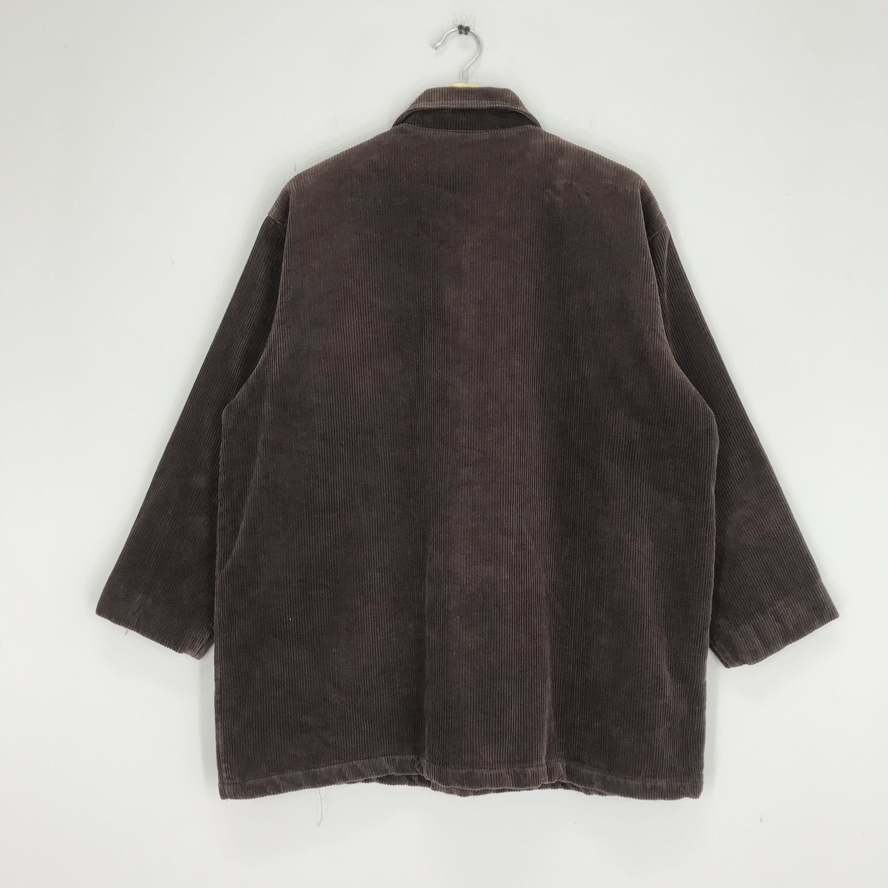 Issey Miyake Vintage Issey Sport IS Corduroy Jacket Brown Issey Miyake Size US L / EU 52-54 / 3 - 2 Thumbnail