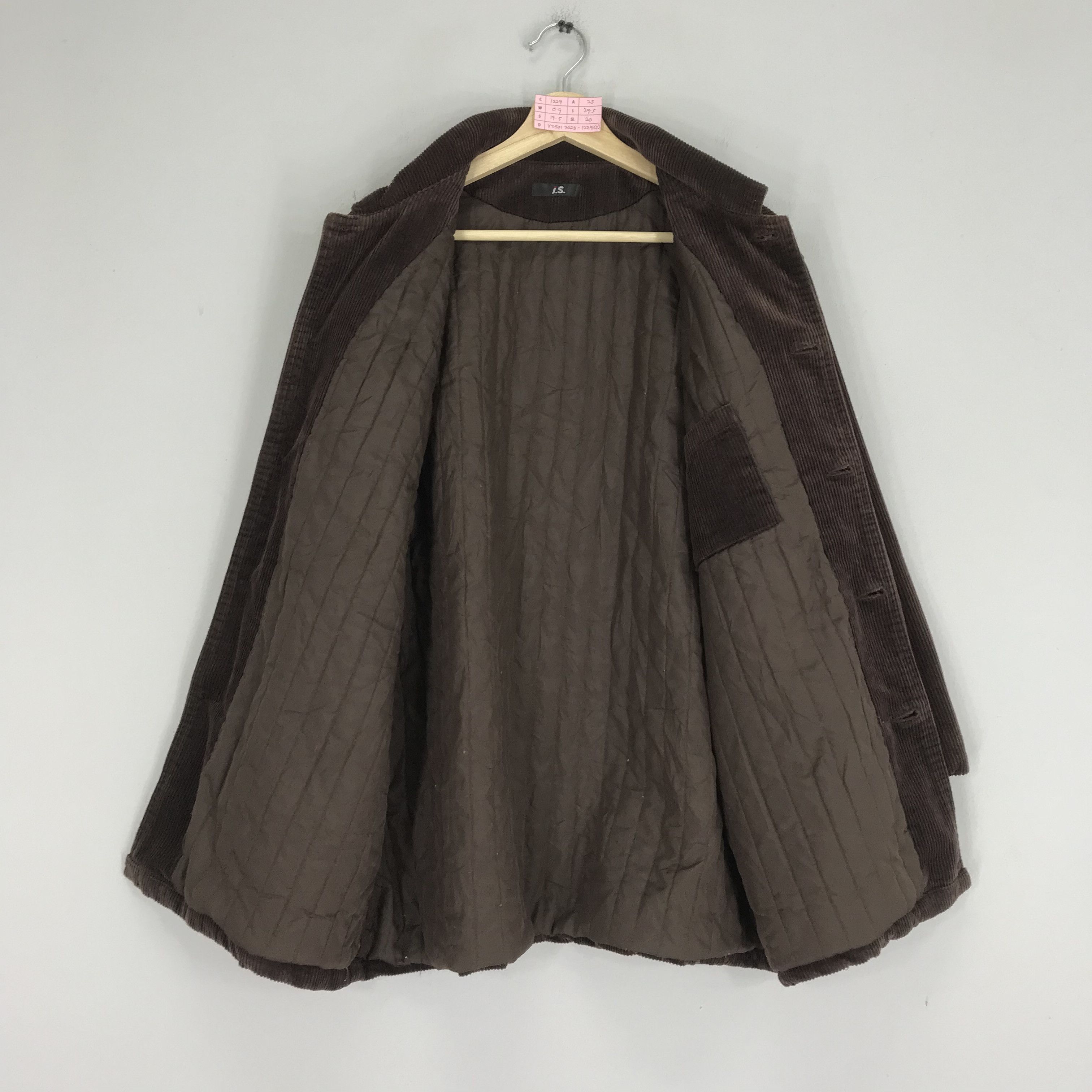 Issey Miyake Vintage Issey Sport IS Corduroy Jacket Brown Issey Miyake Size US L / EU 52-54 / 3 - 3 Thumbnail