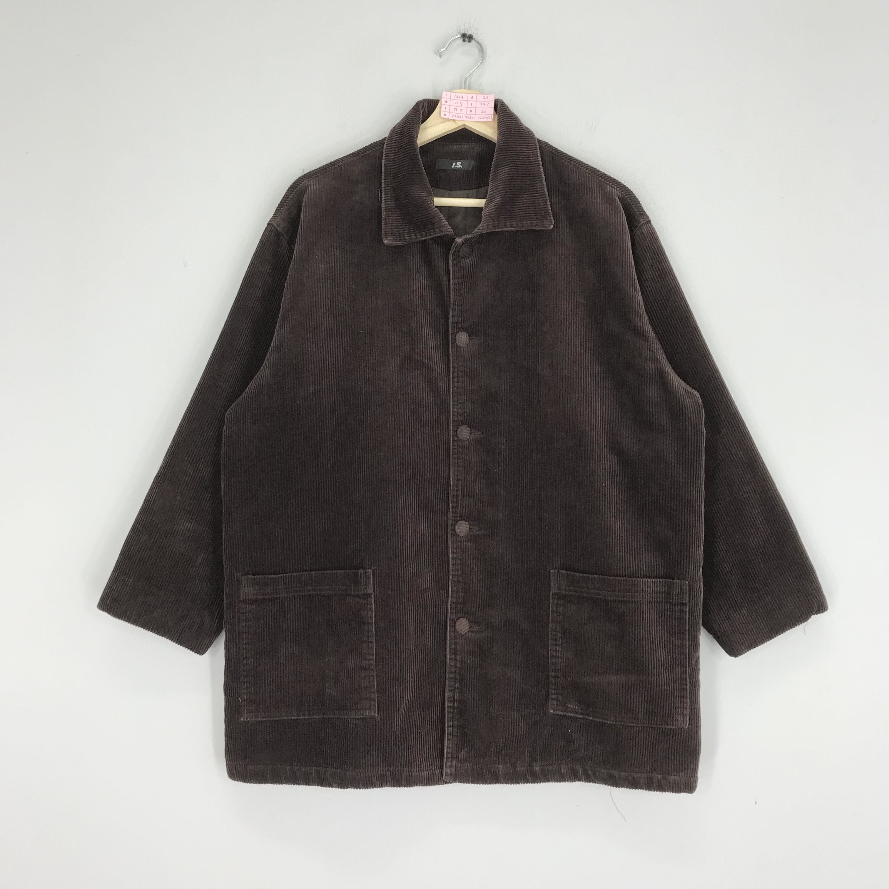 Issey Miyake Vintage Issey Sport IS Corduroy Jacket Brown Issey Miyake Size US L / EU 52-54 / 3 - 1 Thumbnail