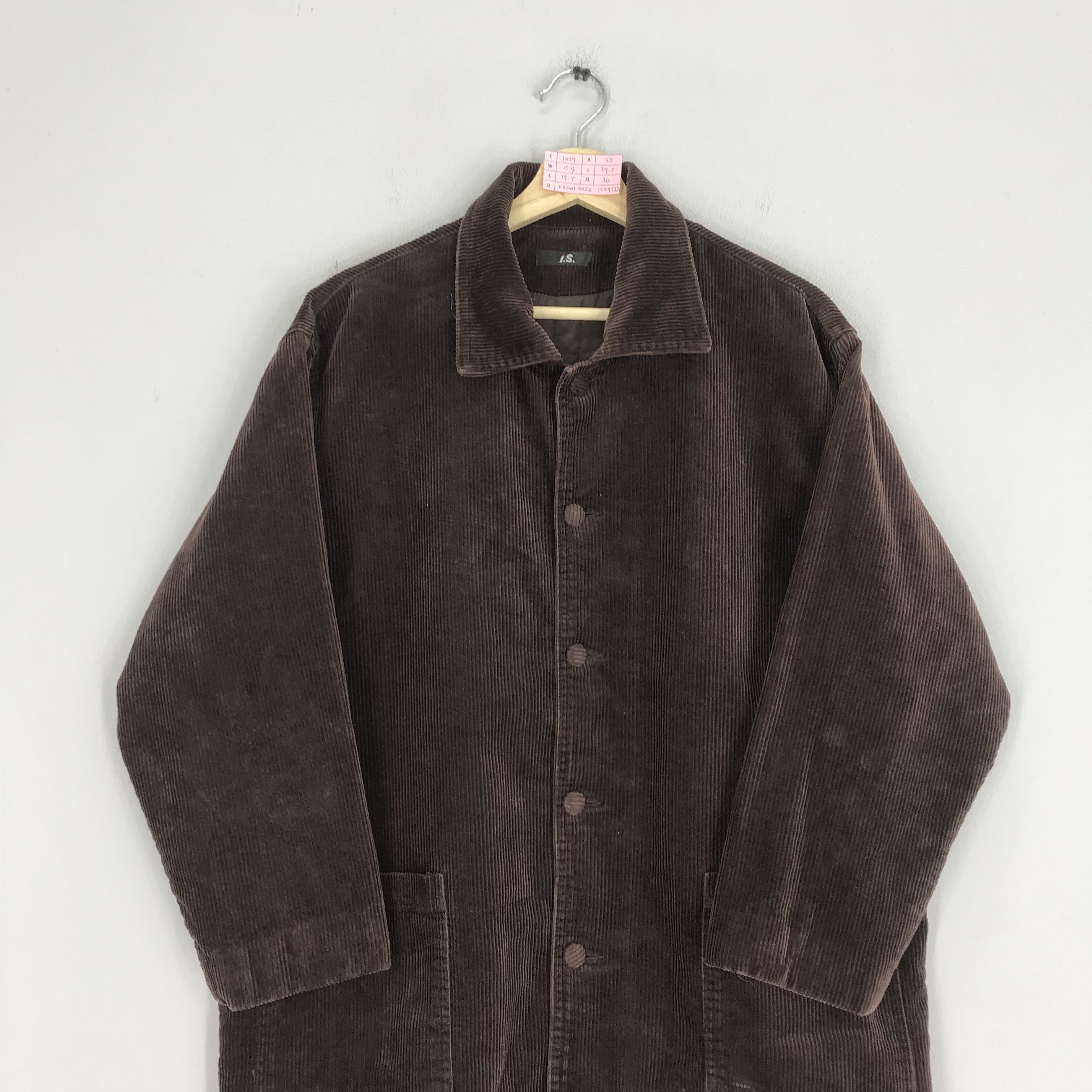 Issey Miyake Vintage Issey Sport IS Corduroy Jacket Brown Issey Miyake Size US L / EU 52-54 / 3 - 4 Thumbnail