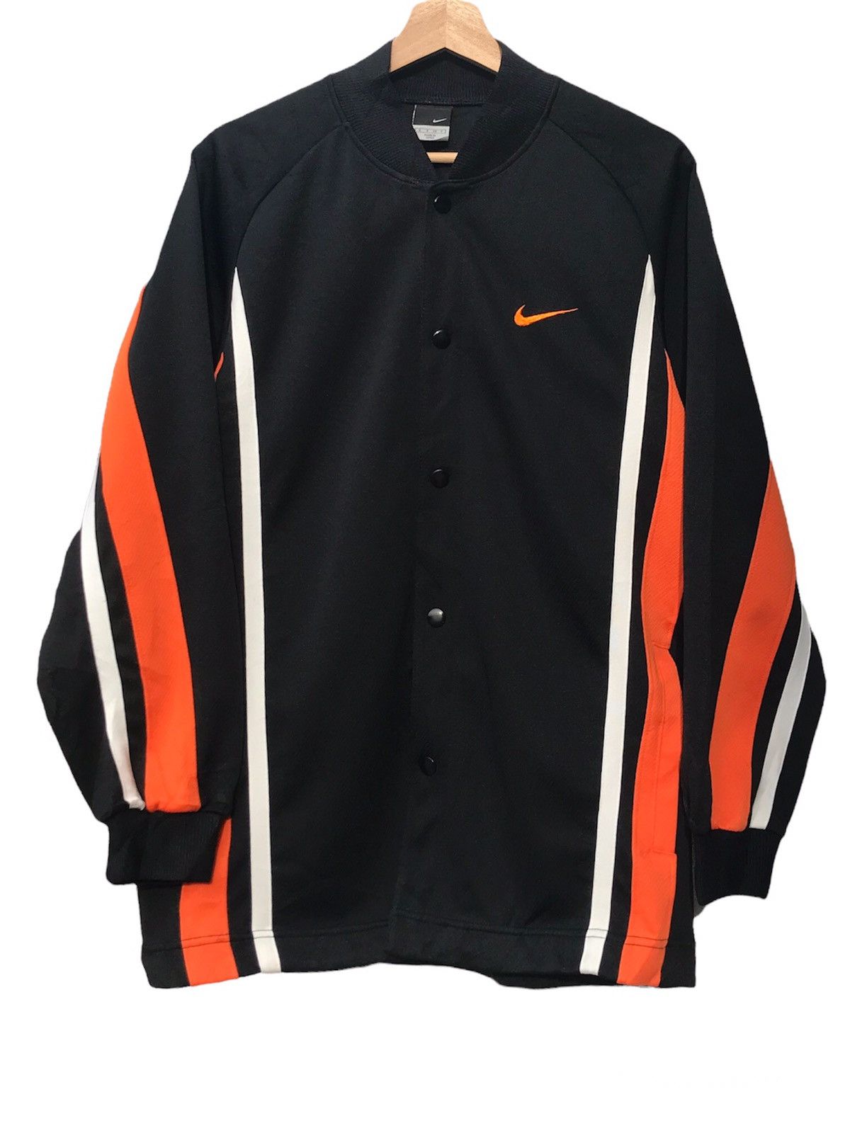 Nike Vintage Y2K Nike Embroidered Swoosh Button Up Track Top Size US S / EU 44-46 / 1 - 1 Thumbnail
