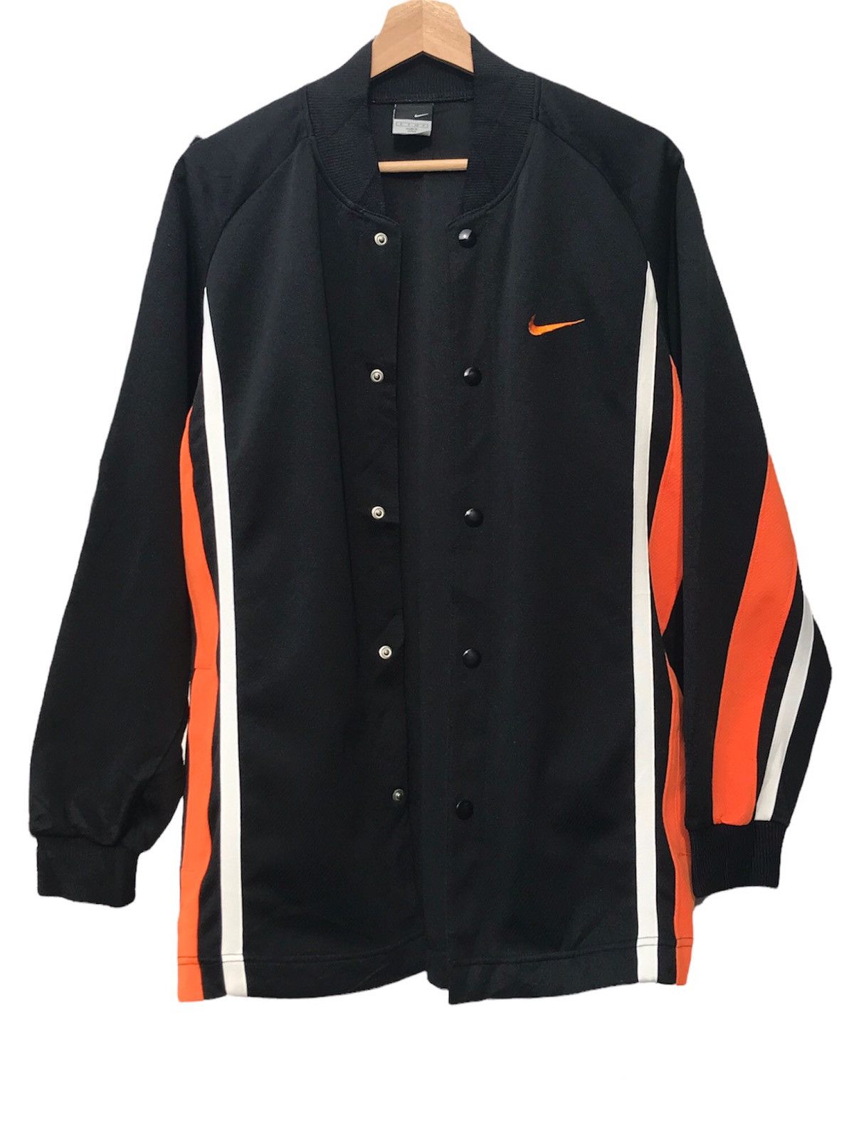 Nike Vintage Y2K Nike Embroidered Swoosh Button Up Track Top Size US S / EU 44-46 / 1 - 2 Thumbnail