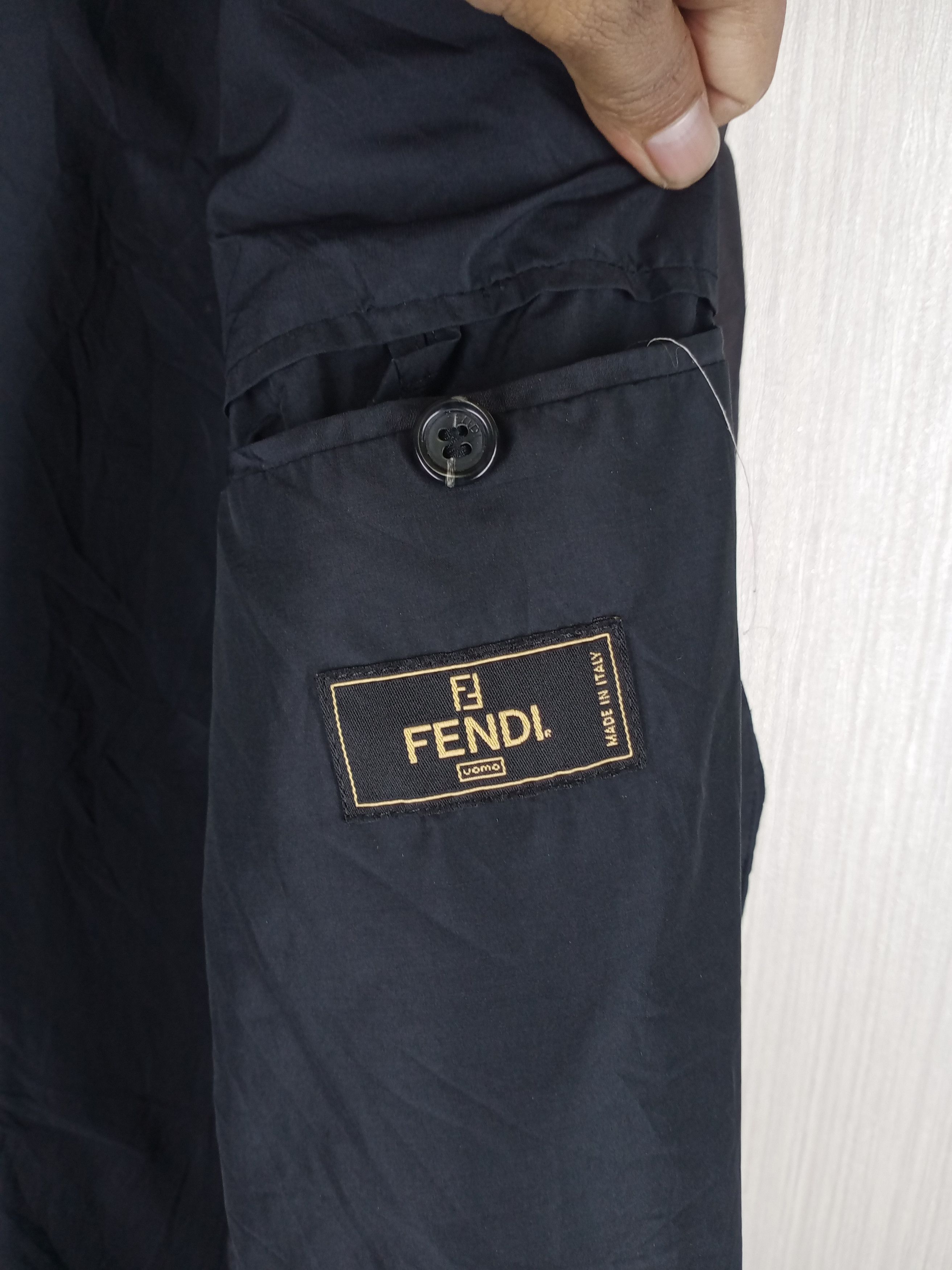 Fendi Fendi Trench Coat Distressed Size US XL / EU 56 / 4 - 6 Thumbnail