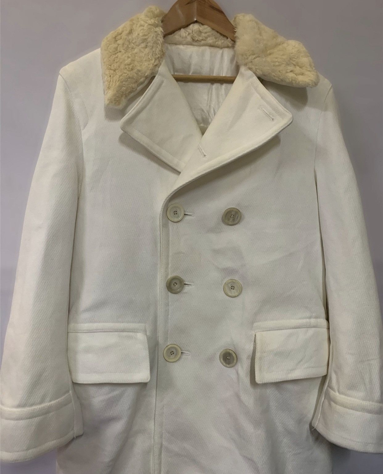 Gucci 🔥GUCCI Shearling Double Breasted Overcoat Size US M / EU 48-50 / 2 - 5 Thumbnail