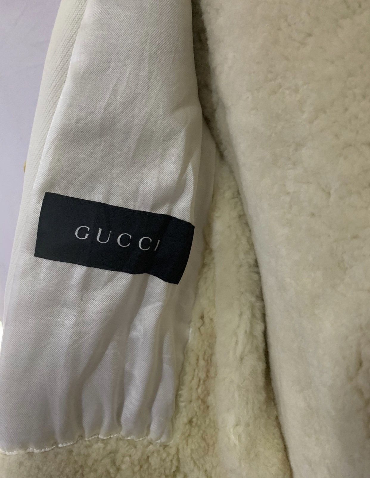 Gucci 🔥GUCCI Shearling Double Breasted Overcoat Size US M / EU 48-50 / 2 - 11 Thumbnail