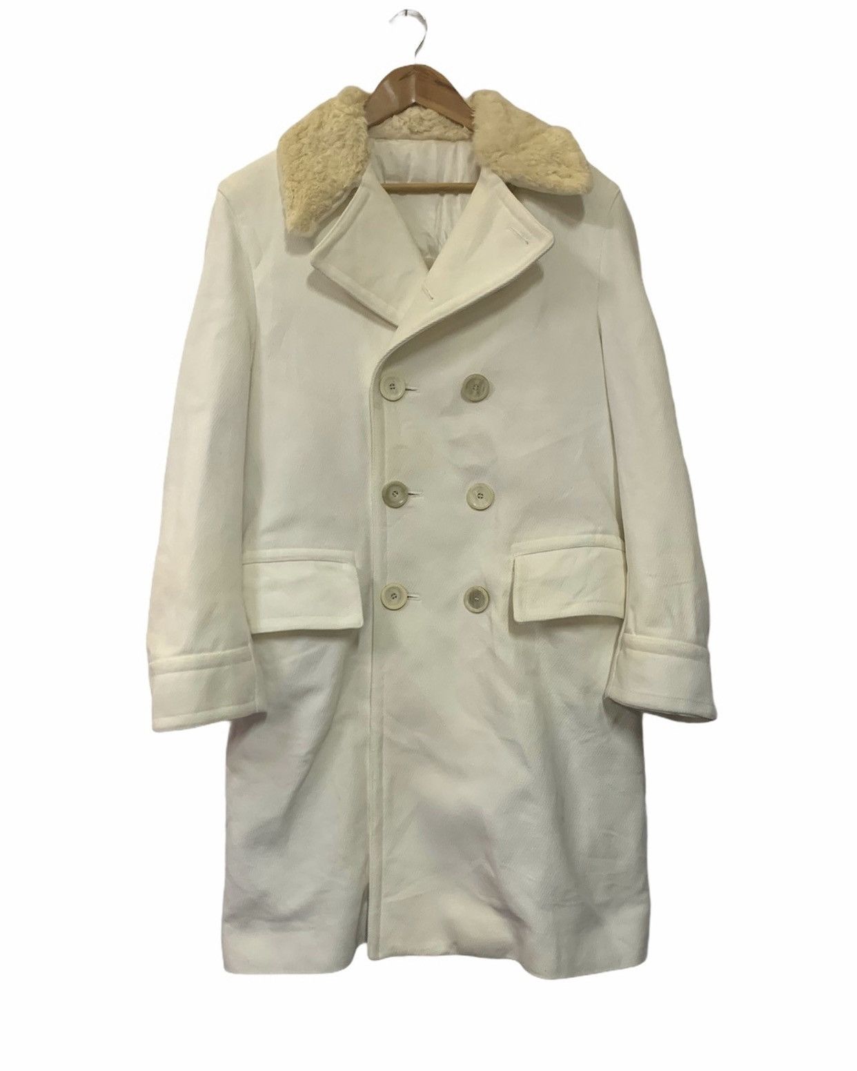 Gucci 🔥GUCCI Shearling Double Breasted Overcoat Size US M / EU 48-50 / 2 - 1 Thumbnail