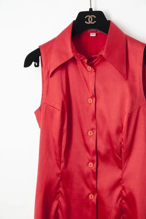 Alexander McQueen 1990's sleeveless shirt Size M / US 6-8 / IT 42-44 - 2 Thumbnail