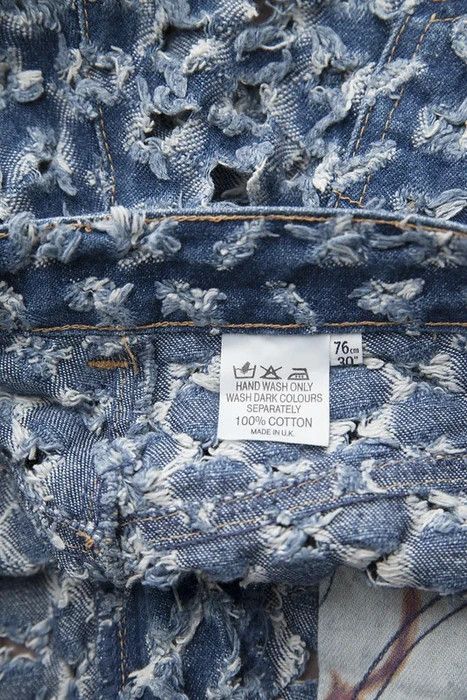 Vivienne Westwood SS90 cut & slash denim shorts Size US 26 / EU 42 - 5 Thumbnail