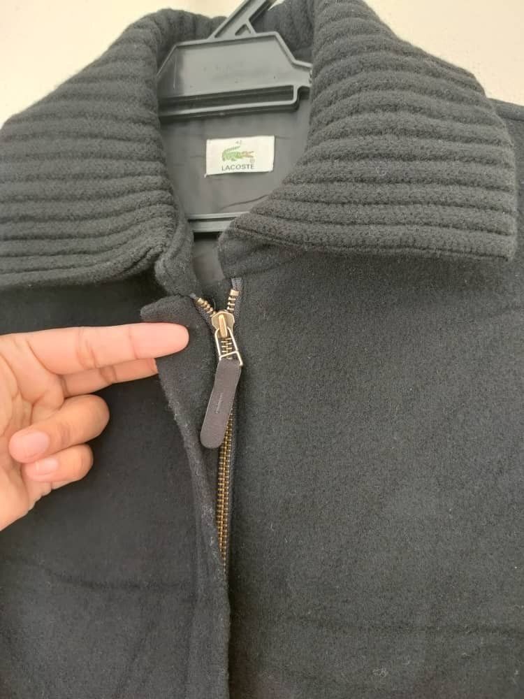 Lacoste ❎ Lacoste Wool Zipper Jacket Size M / US 6-8 / IT 42-44 - 3 Thumbnail