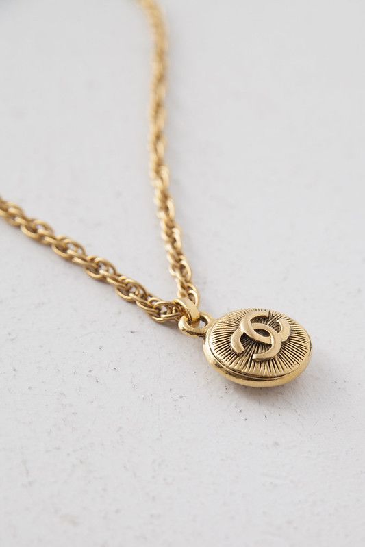 Chanel Vintage Chanel logo necklace Size ONE SIZE - 4 Thumbnail