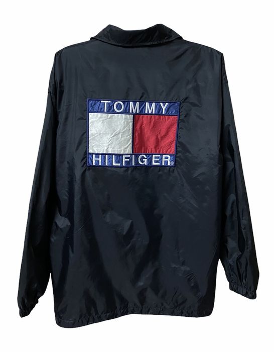 Tommy hilfiger clearance big logo jacket