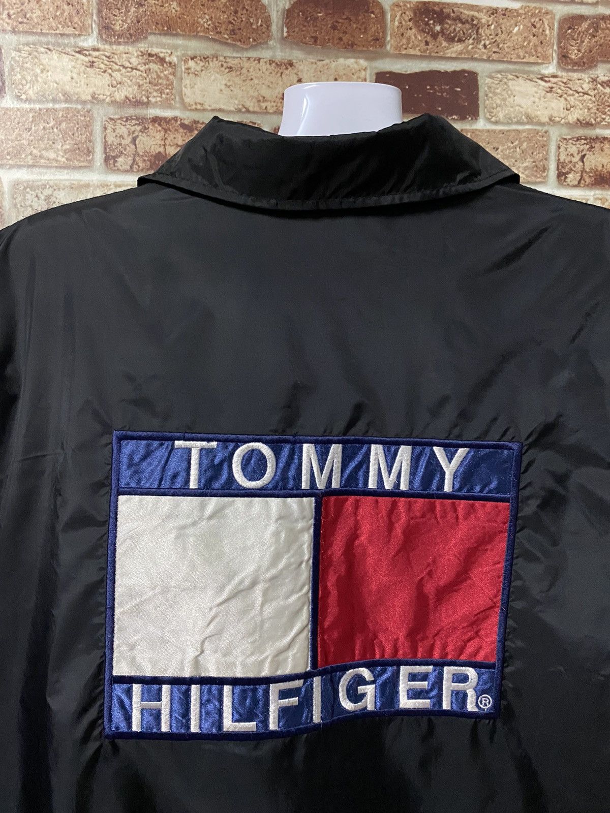 A$AP Rocky × Tommy Hilfiger Big Logo Tommy Hilfiger Nylon Button Jacket Style Size US L / EU 52-54 / 3 - 4 Thumbnail