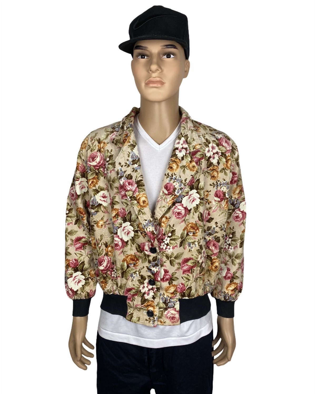 Japanese Brand × Other Japanese Brand Corduroy Floral Nice Design Jacket Size US M / EU 48-50 / 2 - 2 Thumbnail