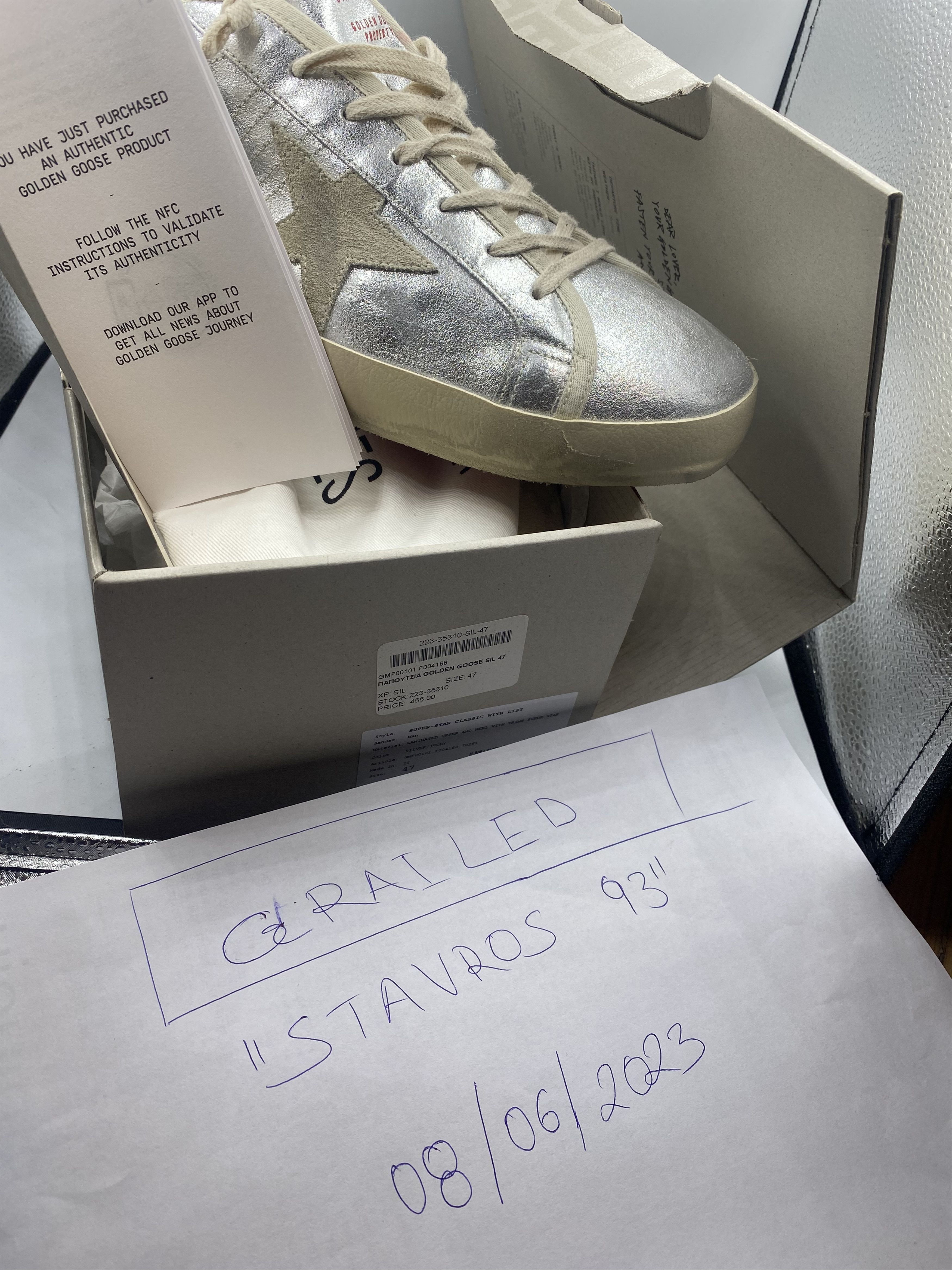 Silver Star Sneakers