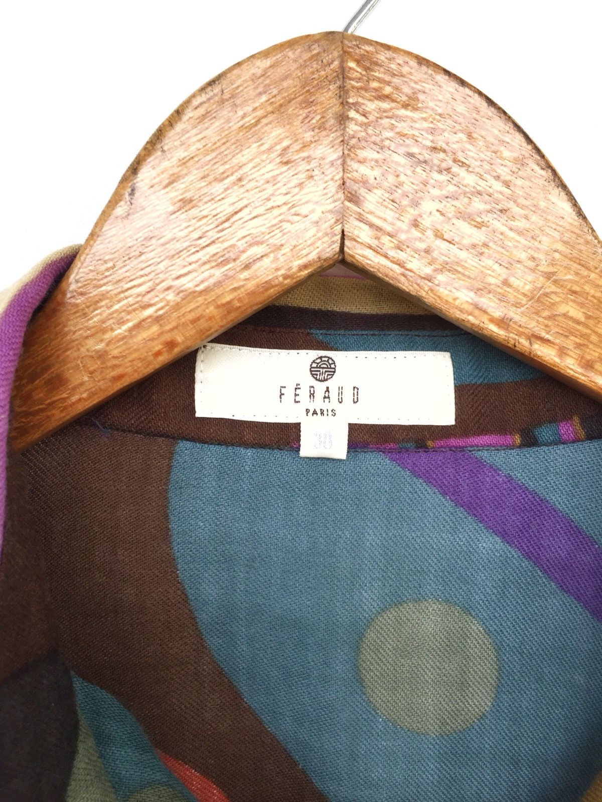 Japanese Brand × Louis Feraud 90s Louis Feraud 🇯🇵 Pop Art Wool Button Up Shirt Size US M / EU 48-50 / 2 - 5 Thumbnail
