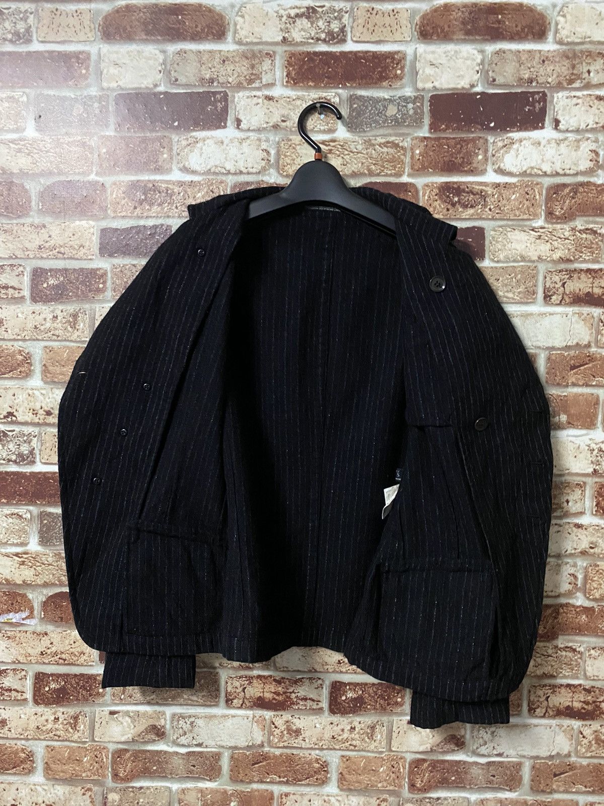 Designer × Yohji Yamamoto YO-J22-149 Y’S YOHJI YAMAMOTO CROPPED JACKET GK144 Size US M / EU 48-50 / 2 - 9 Thumbnail