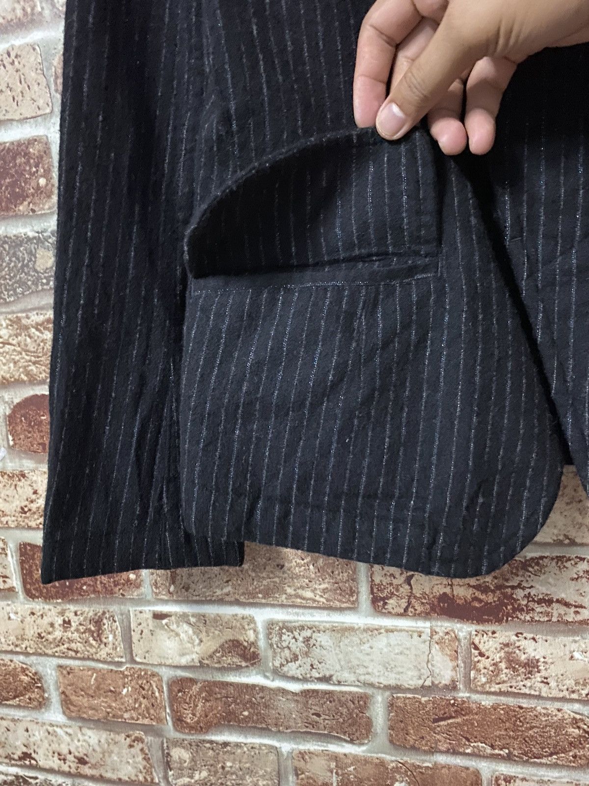 Designer × Yohji Yamamoto YO-J22-149 Y’S YOHJI YAMAMOTO CROPPED JACKET GK144 Size US M / EU 48-50 / 2 - 12 Thumbnail
