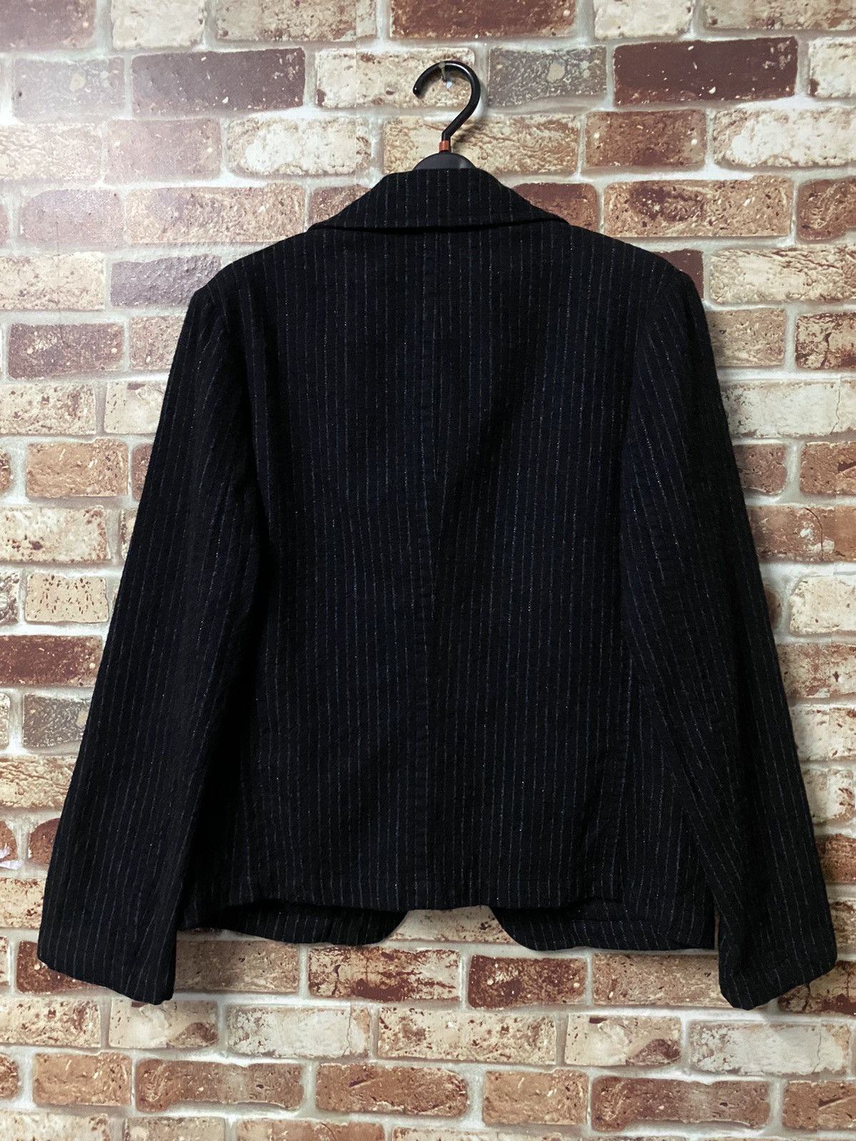 Designer × Yohji Yamamoto YO-J22-149 Y’S YOHJI YAMAMOTO CROPPED JACKET GK144 Size US M / EU 48-50 / 2 - 7 Thumbnail