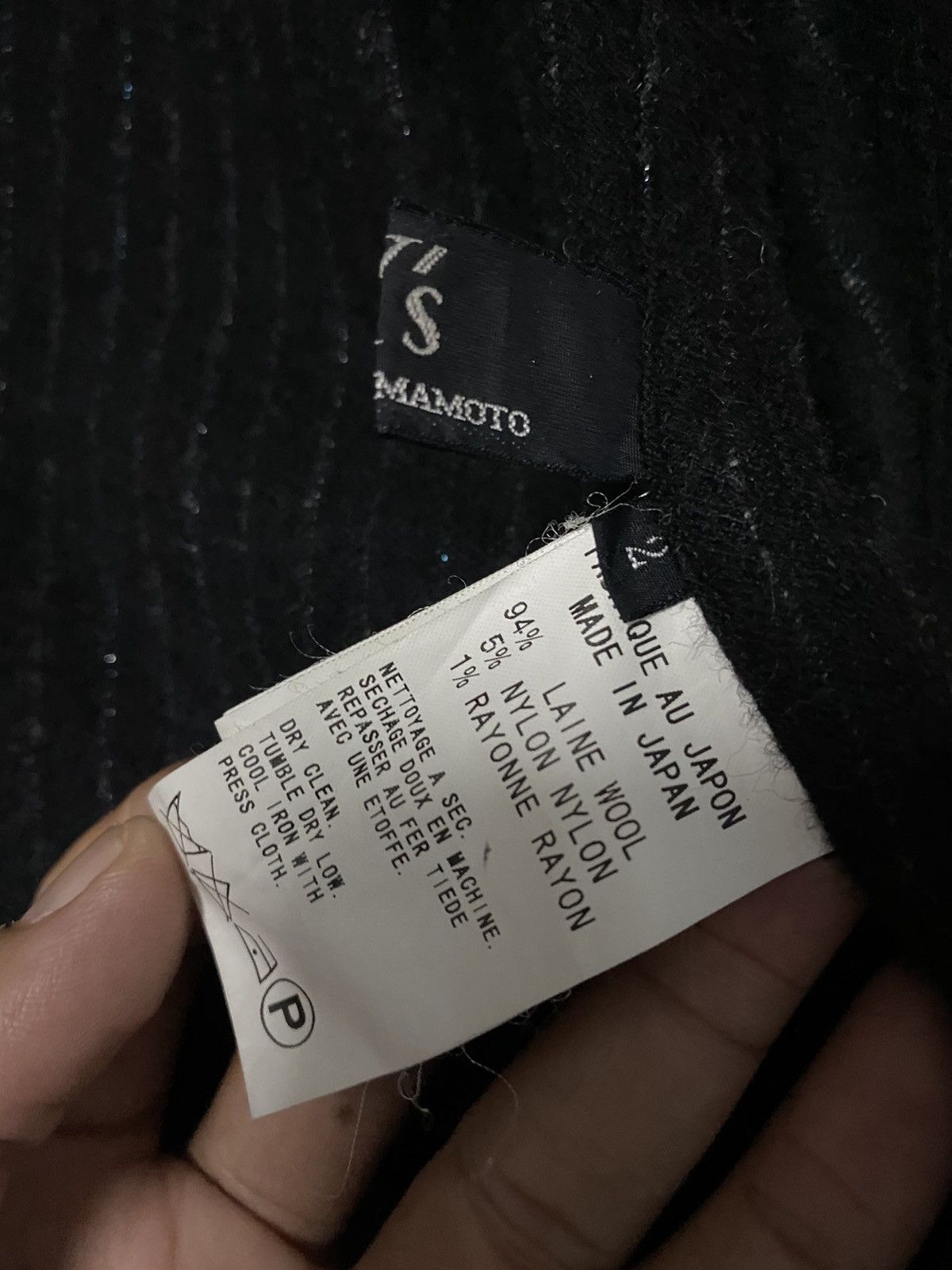 Designer × Yohji Yamamoto YO-J22-149 Y’S YOHJI YAMAMOTO CROPPED JACKET GK144 Size US M / EU 48-50 / 2 - 16 Thumbnail