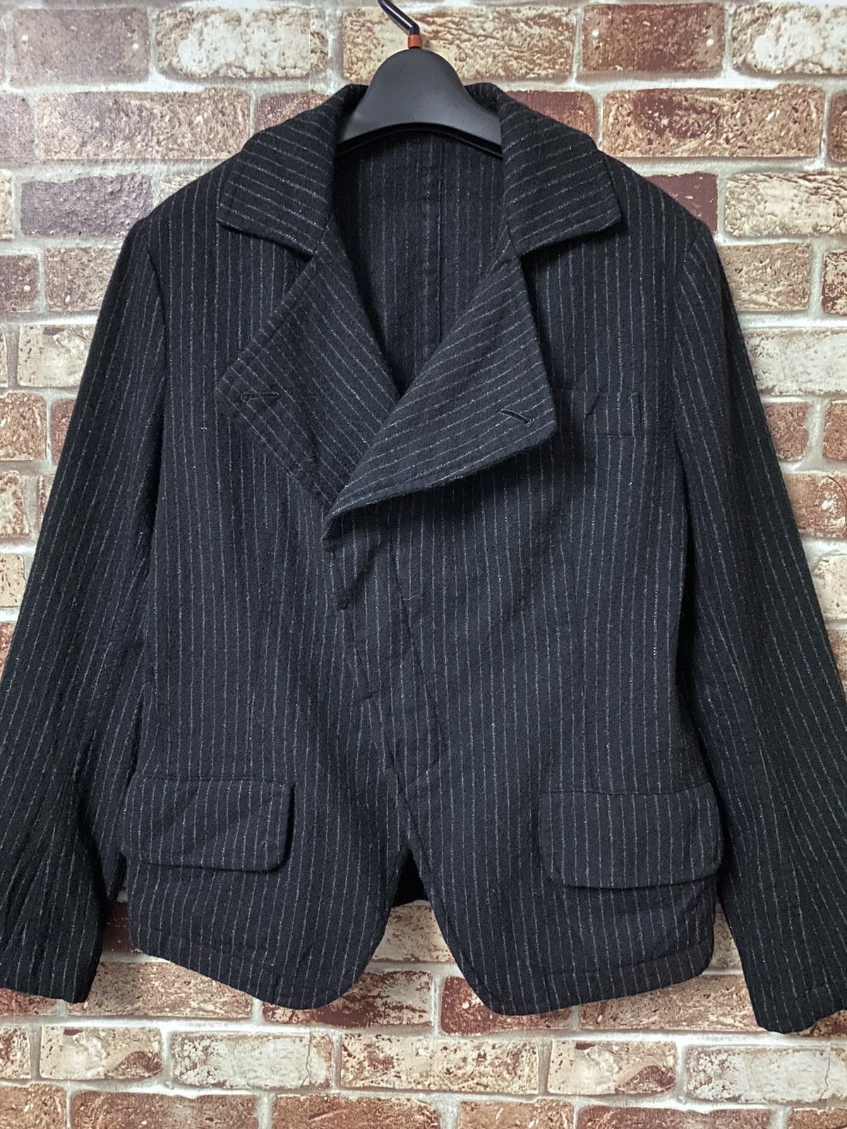 Designer × Yohji Yamamoto YO-J22-149 Y’S YOHJI YAMAMOTO CROPPED JACKET GK144 Size US M / EU 48-50 / 2 - 10 Thumbnail