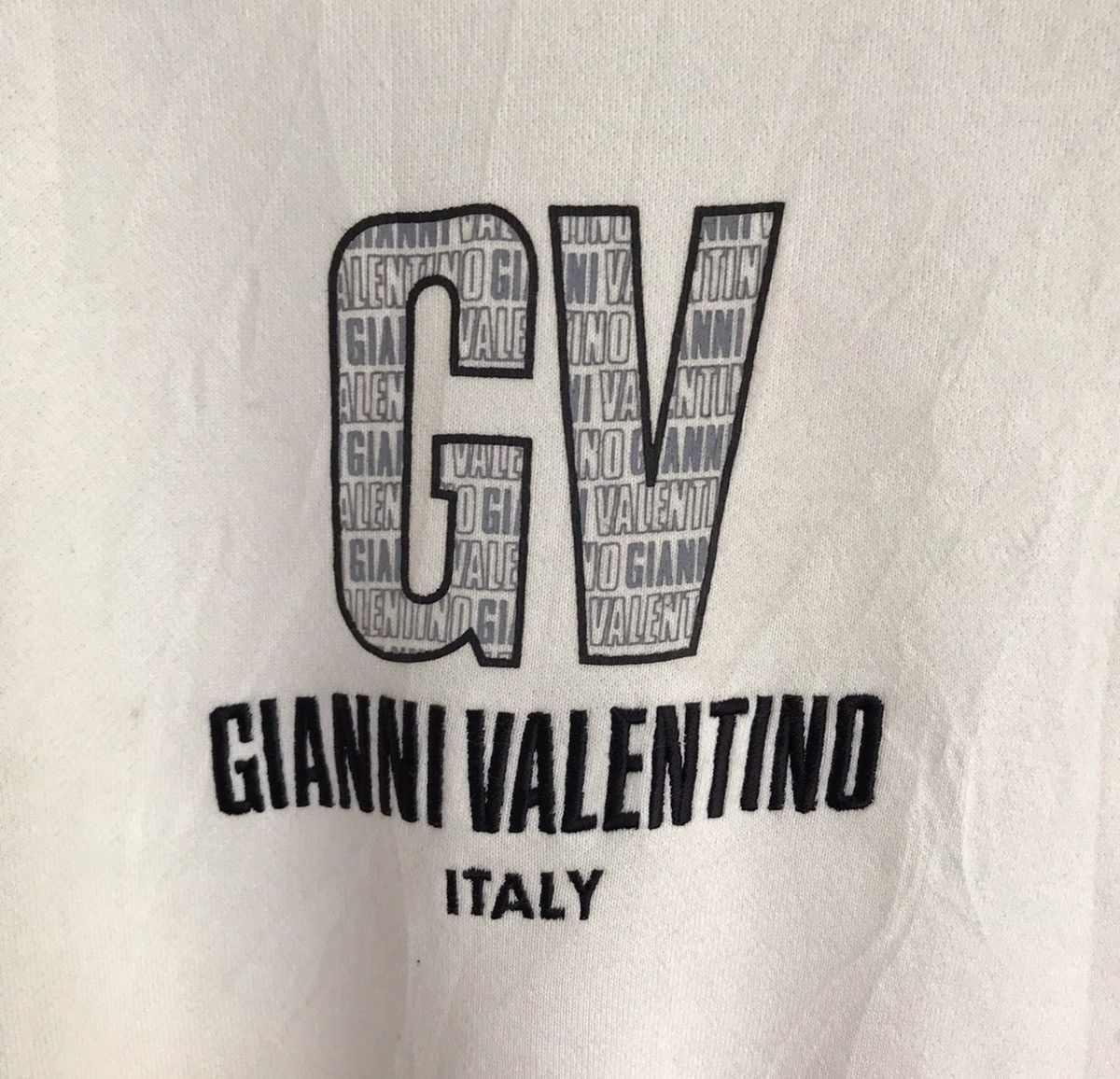 Gianni Valentino × Valentino Vintage Gianni Valentino Big Logo Sweatshirt Size US L / EU 52-54 / 3 - 3 Thumbnail