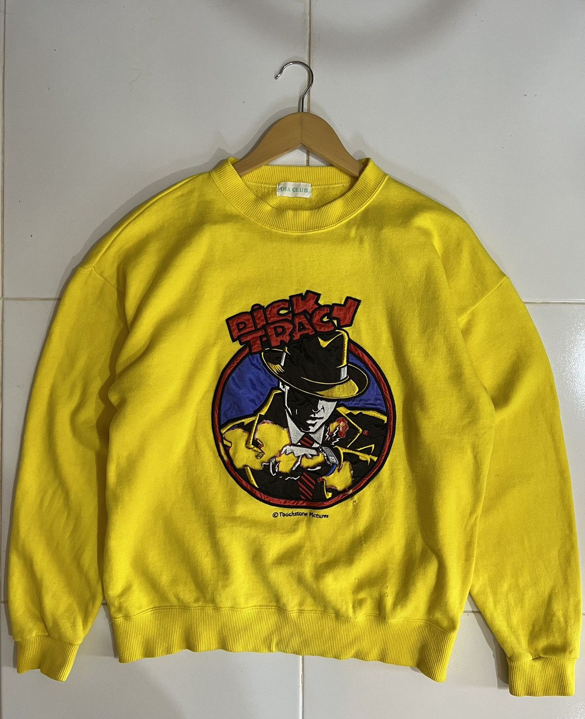 Japanese Brand 🔥Distressed Dick Tracy Dia Club Crewneck Sweatshirt Size US M / EU 48-50 / 2 - 1 Thumbnail