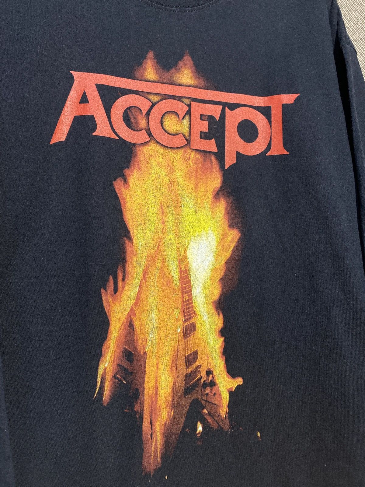 Band Tees 00s Vintage Accept Band 2005 Summer Festivals Long Sleeve Size US XL / EU 56 / 4 - 2 Thumbnail