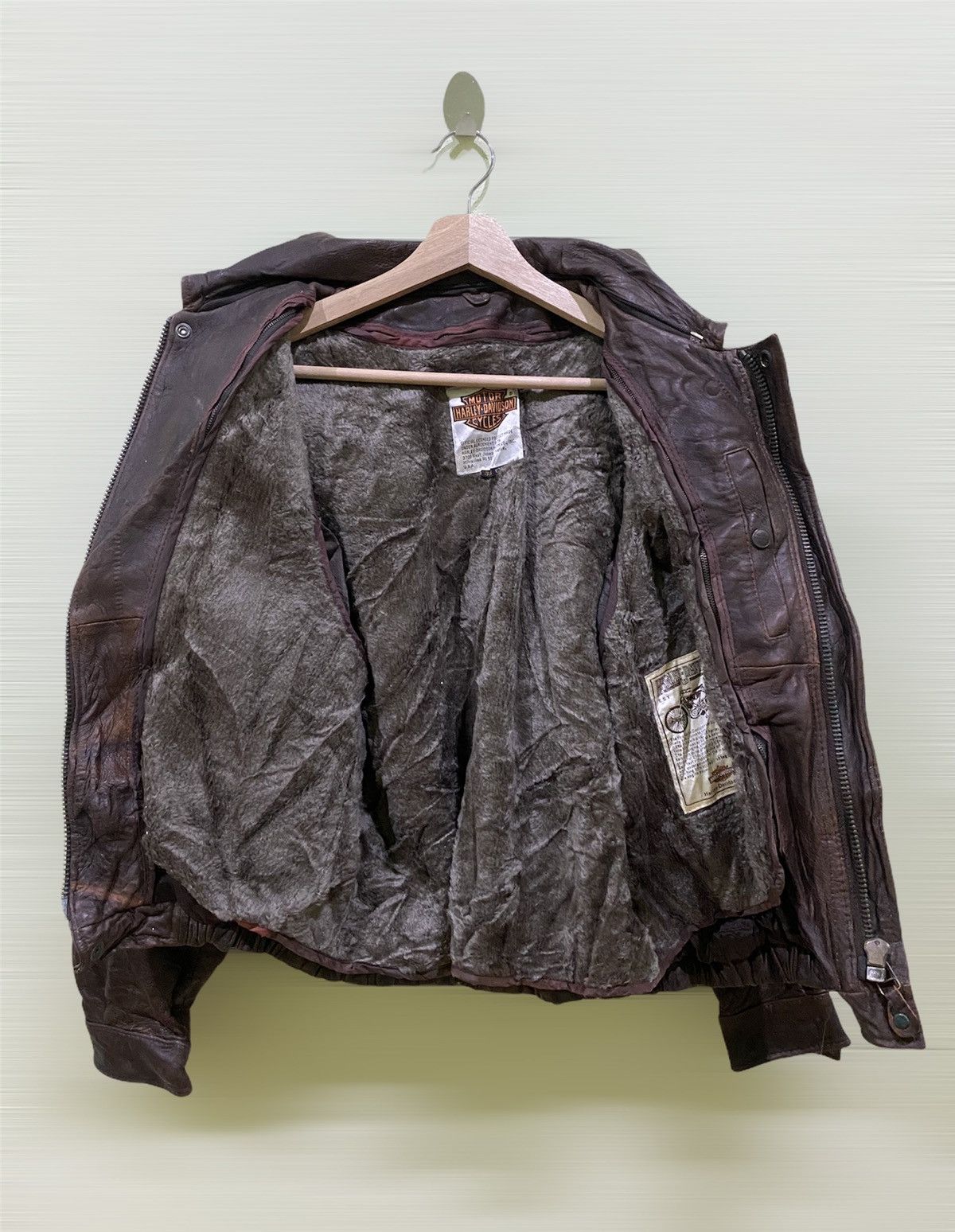 Harley Davidson 🔥Vintage 80’s Harley Davidson Leather Jacket Size US M / EU 48-50 / 2 - 15 Thumbnail