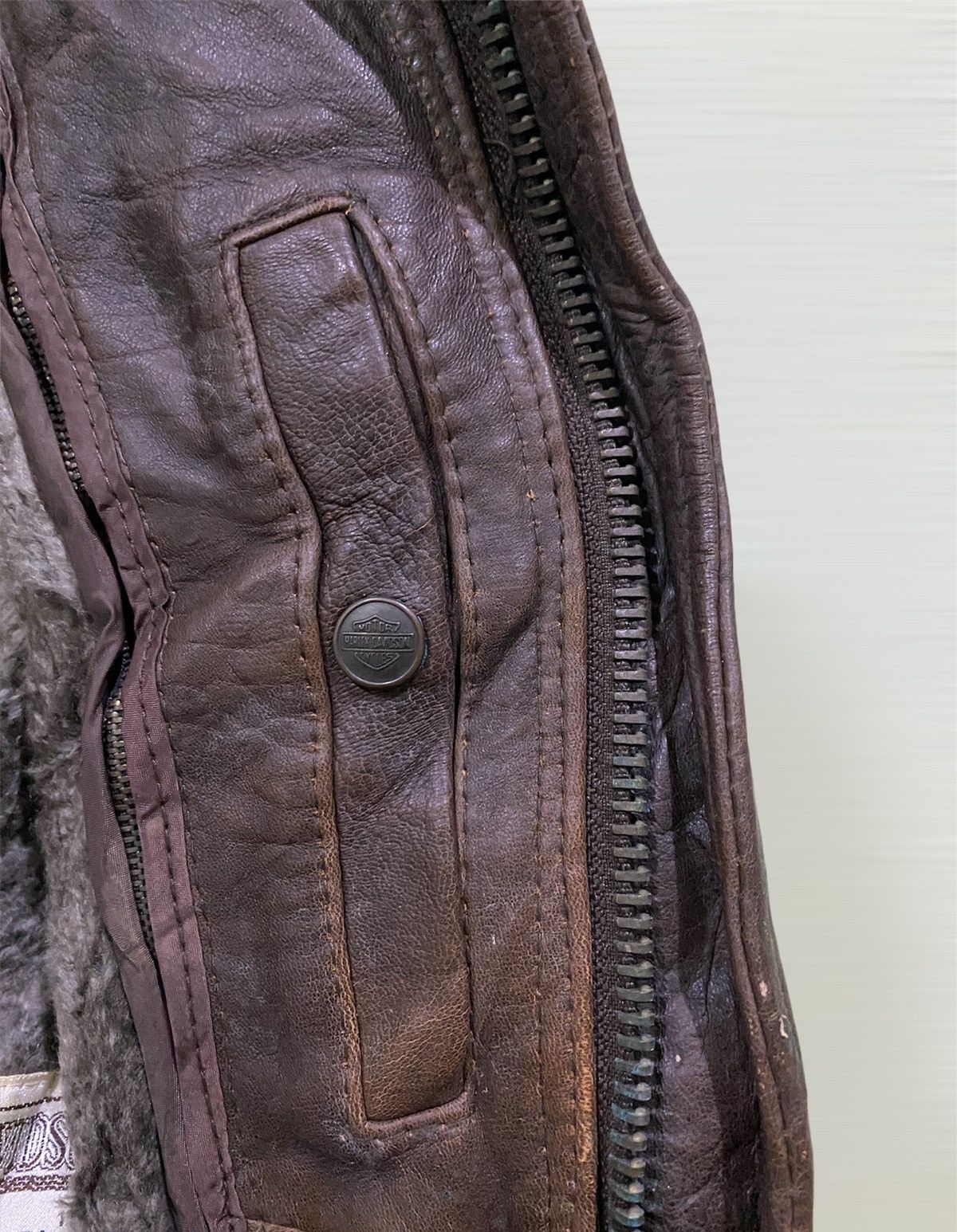 Harley Davidson 🔥Vintage 80’s Harley Davidson Leather Jacket Size US M / EU 48-50 / 2 - 16 Thumbnail