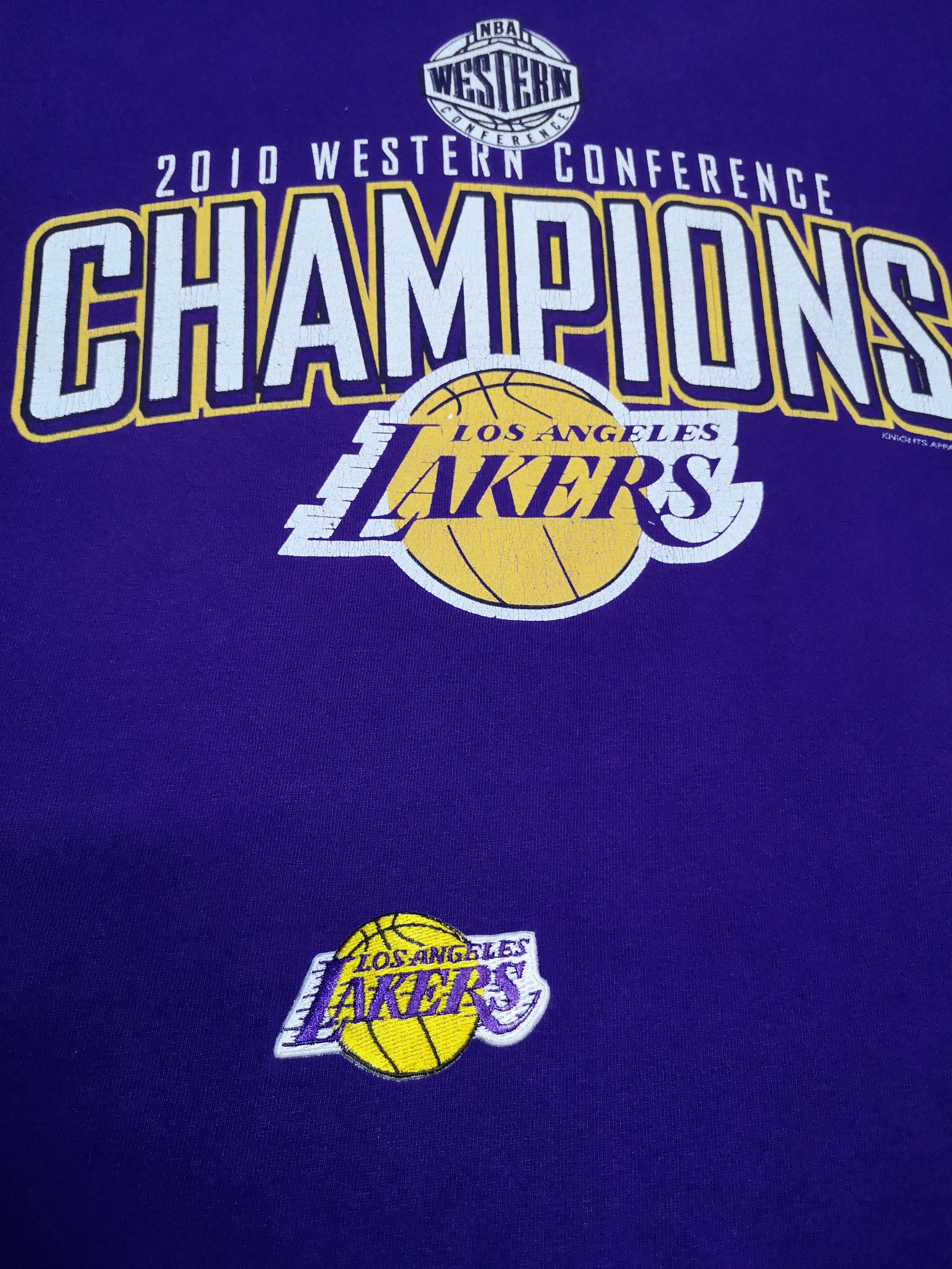 NBA Lakers Tees "2010 Wastern Conference Champions" Size US L / EU 52-54 / 3 - 2 Thumbnail