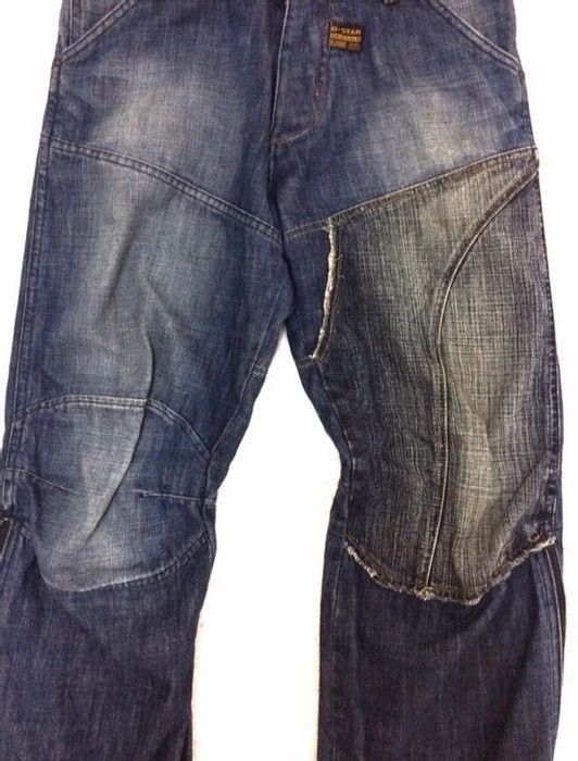 G-Star G Star Raw Distressed Denim Pant Size US 32 / EU 48 - 3 Thumbnail