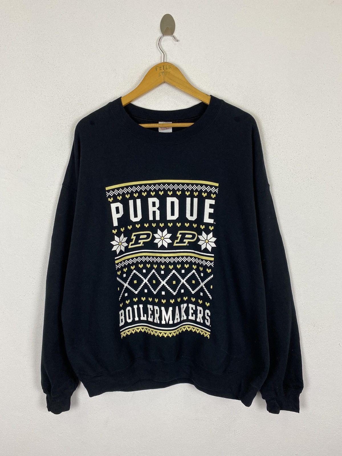 Gildan PURDUE BOILERMAKERS SWEATER Size US XL / EU 56 / 4 - 2 Thumbnail
