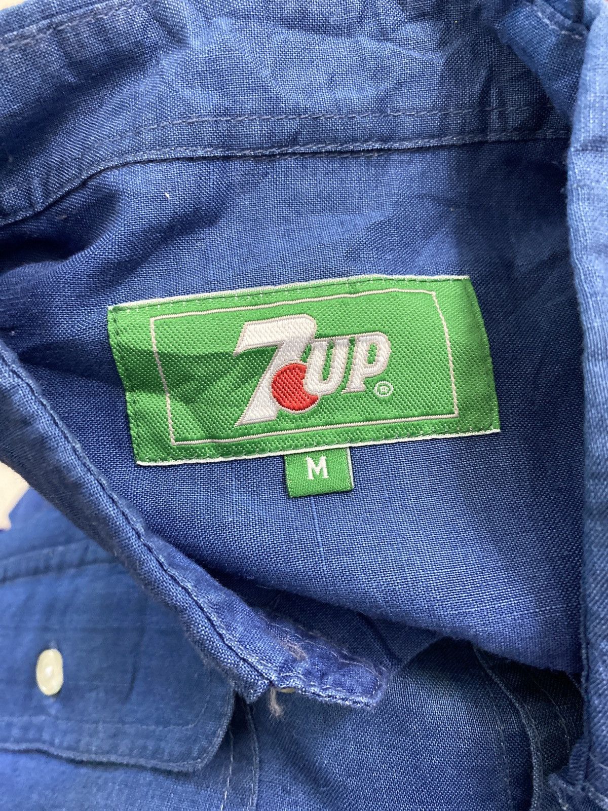 Coca Cola × Vintage VINTAGE 7 UP WORKER SHIRT Size US M / EU 48-50 / 2 - 4 Thumbnail