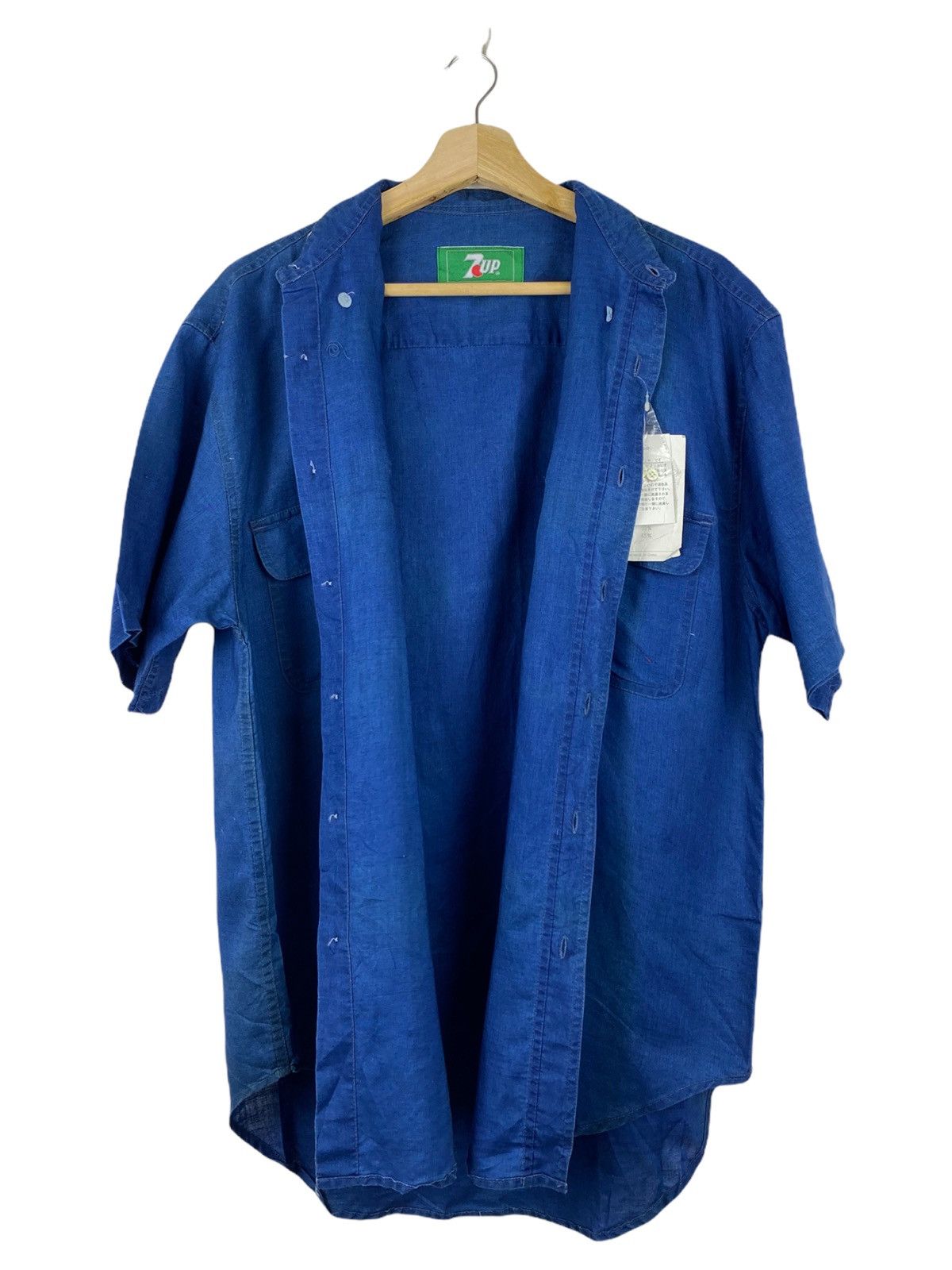 Coca Cola × Vintage VINTAGE 7 UP WORKER SHIRT Size US M / EU 48-50 / 2 - 3 Thumbnail