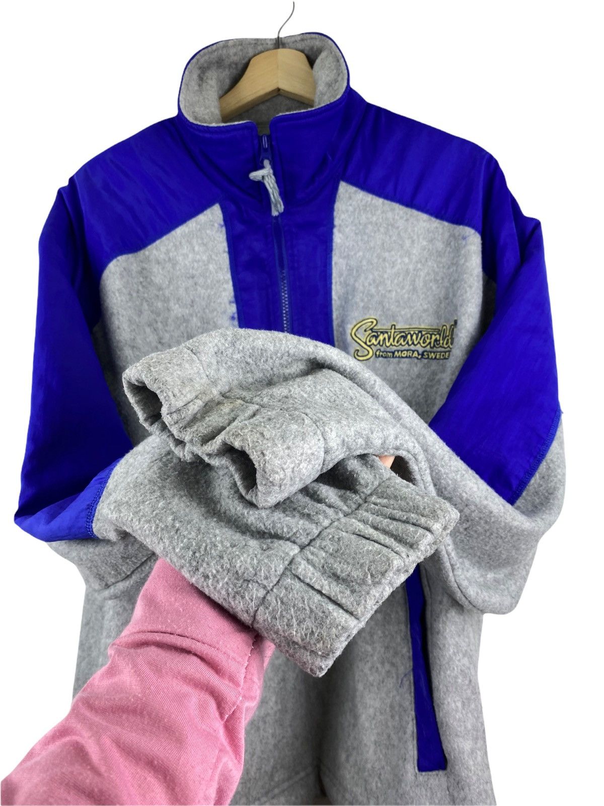 Vintage VINTAGE 80’s SANTAWORLD MORA SWEADEN FLEECE SWEATER Size US L / EU 52-54 / 3 - 3 Thumbnail
