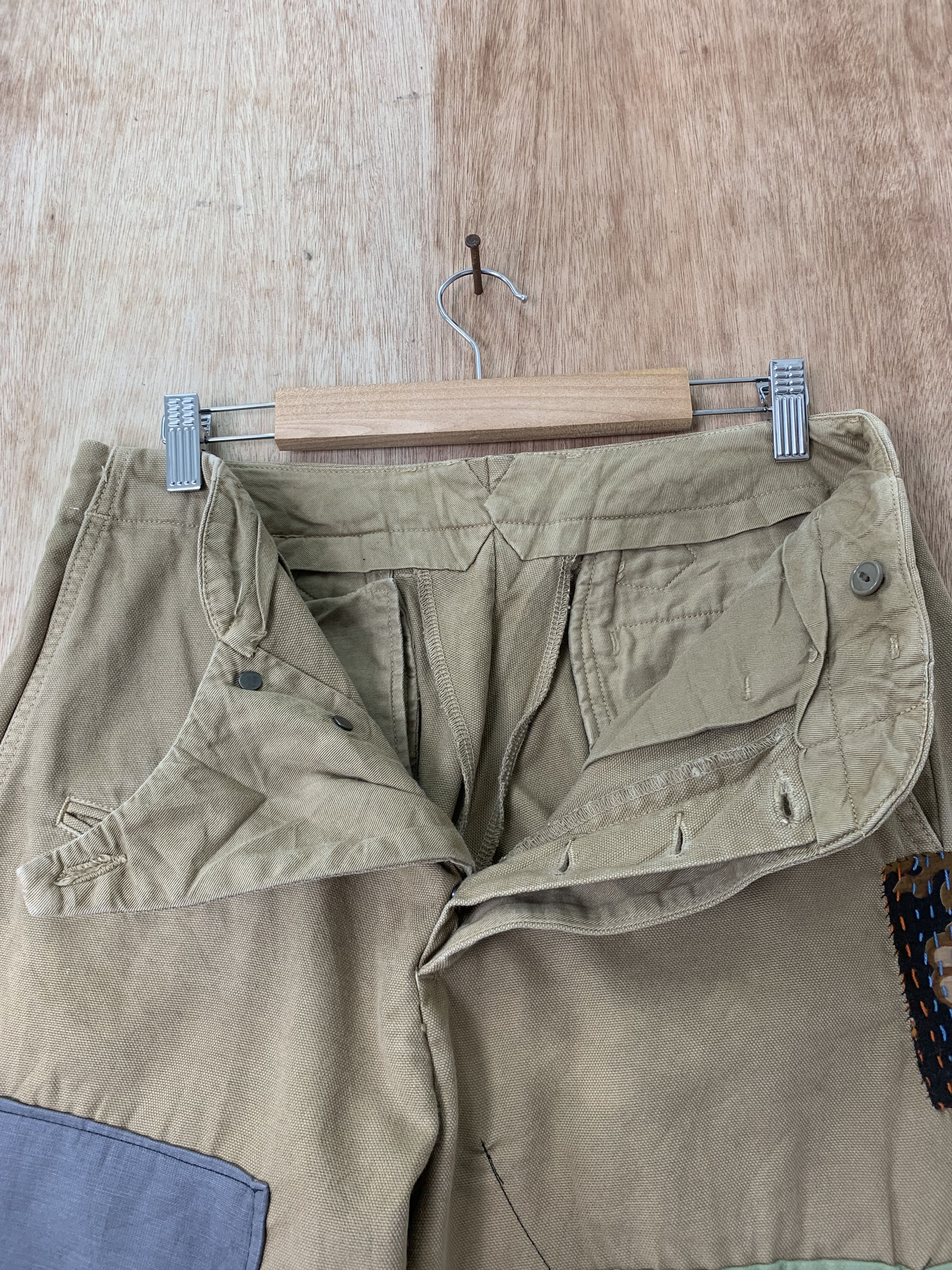 Japanese Brand Japanese Branded Pants Reconstructed Kapital Sashiko Custom Size US 28 / EU 44 - 16 Thumbnail