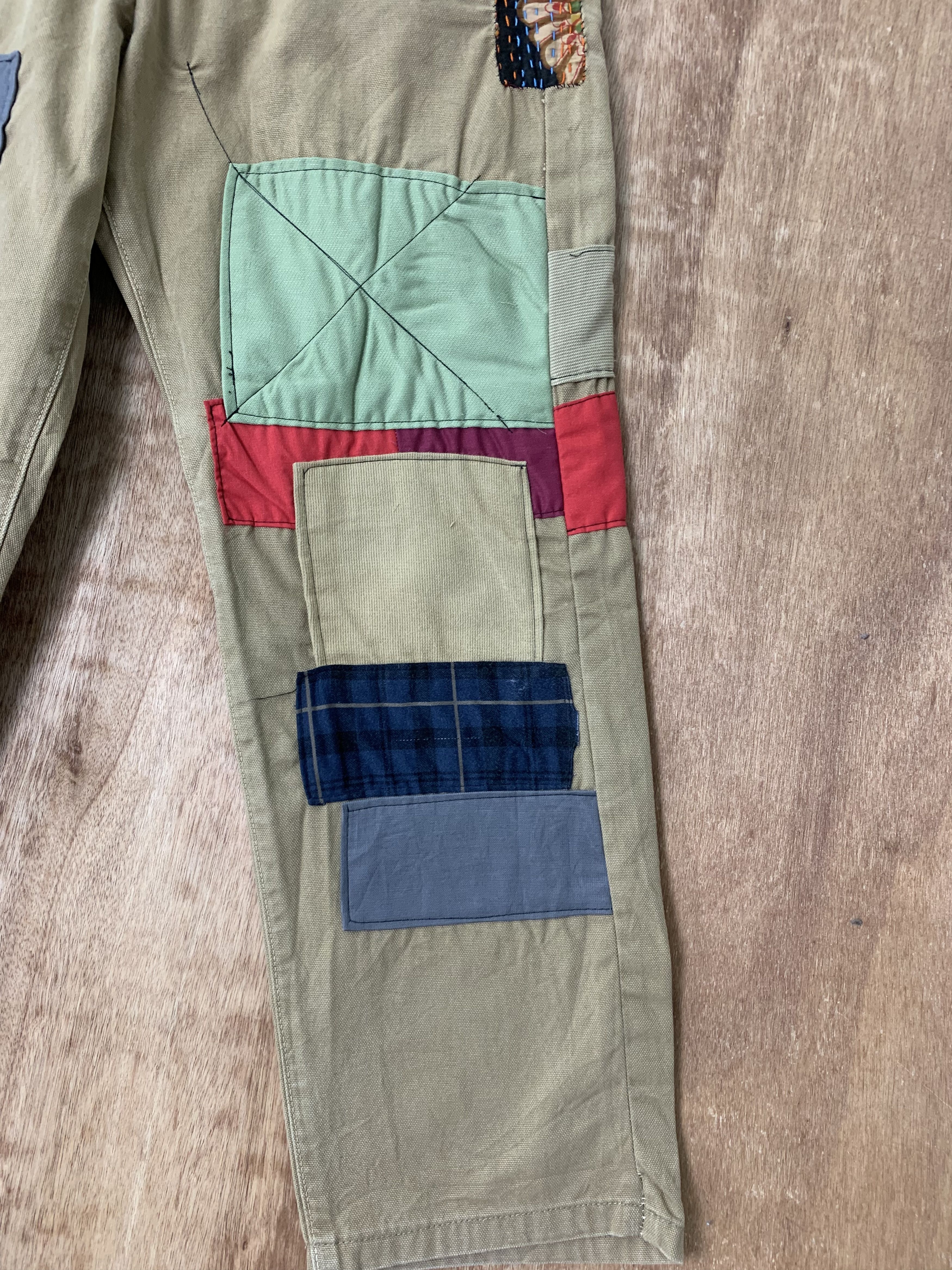 Japanese Brand Japanese Branded Pants Reconstructed Kapital Sashiko Custom Size US 28 / EU 44 - 10 Thumbnail