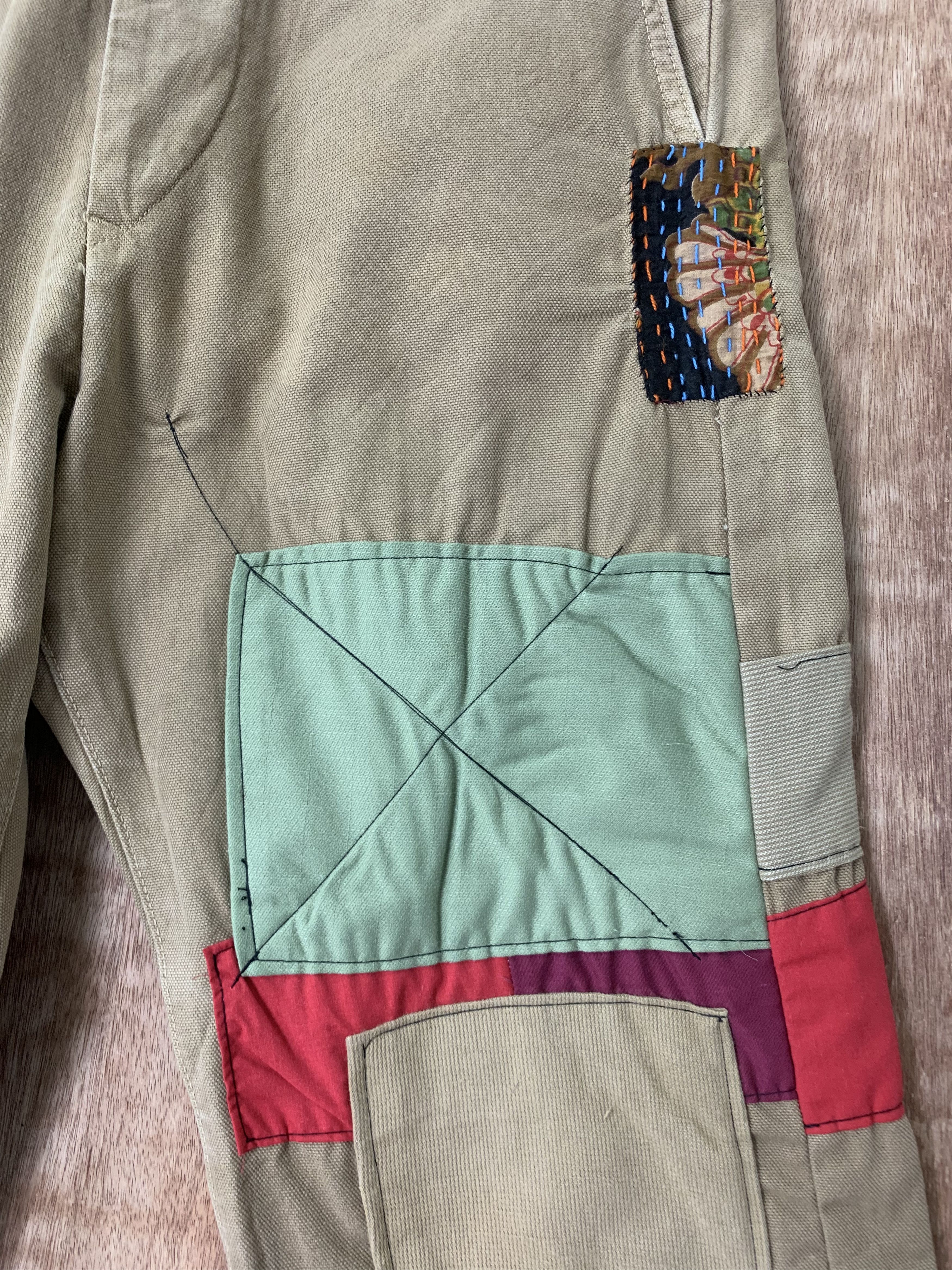 Japanese Brand Japanese Branded Pants Reconstructed Kapital Sashiko Custom Size US 28 / EU 44 - 9 Thumbnail