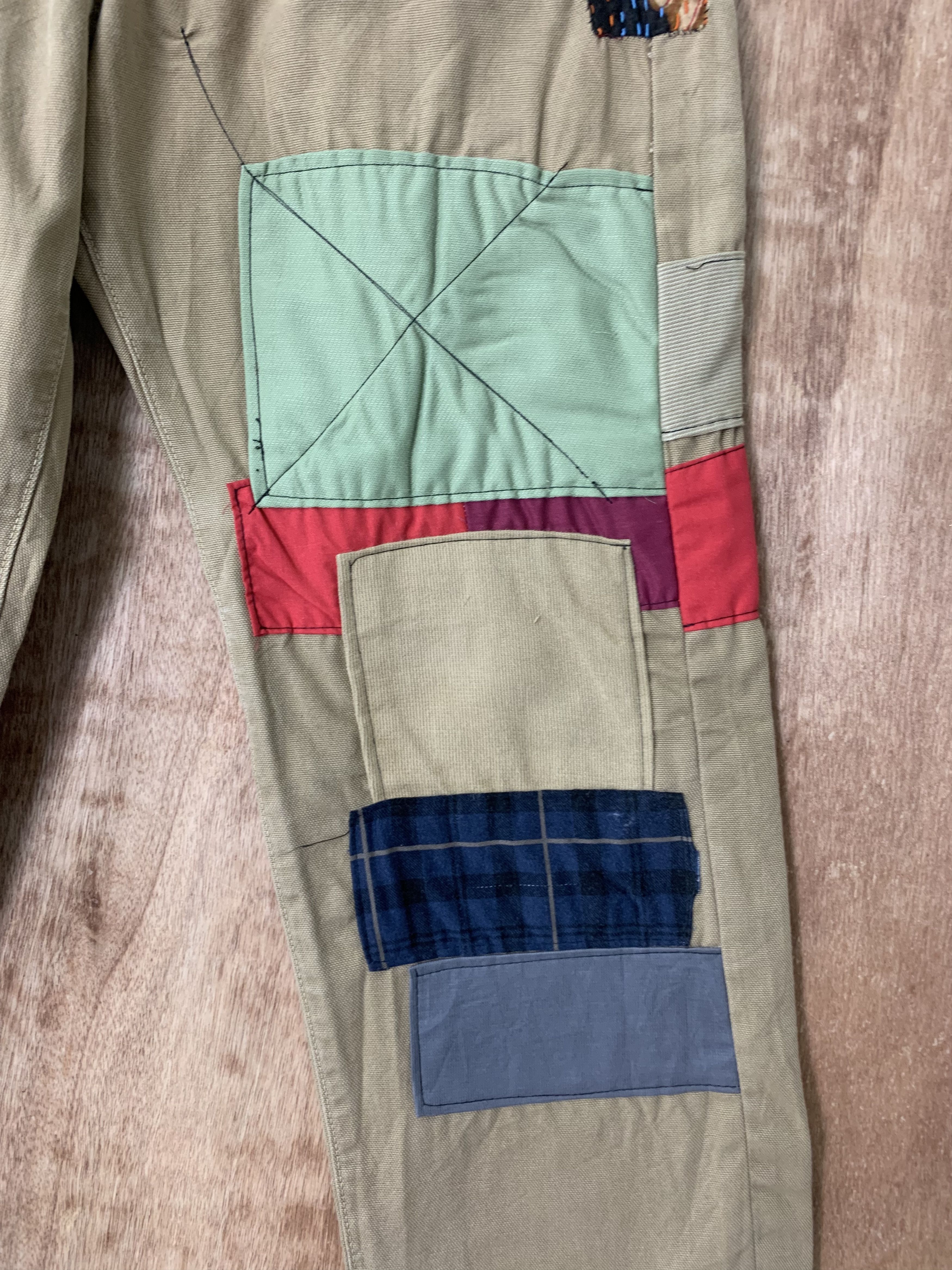 Japanese Brand Japanese Branded Pants Reconstructed Kapital Sashiko Custom Size US 28 / EU 44 - 13 Thumbnail