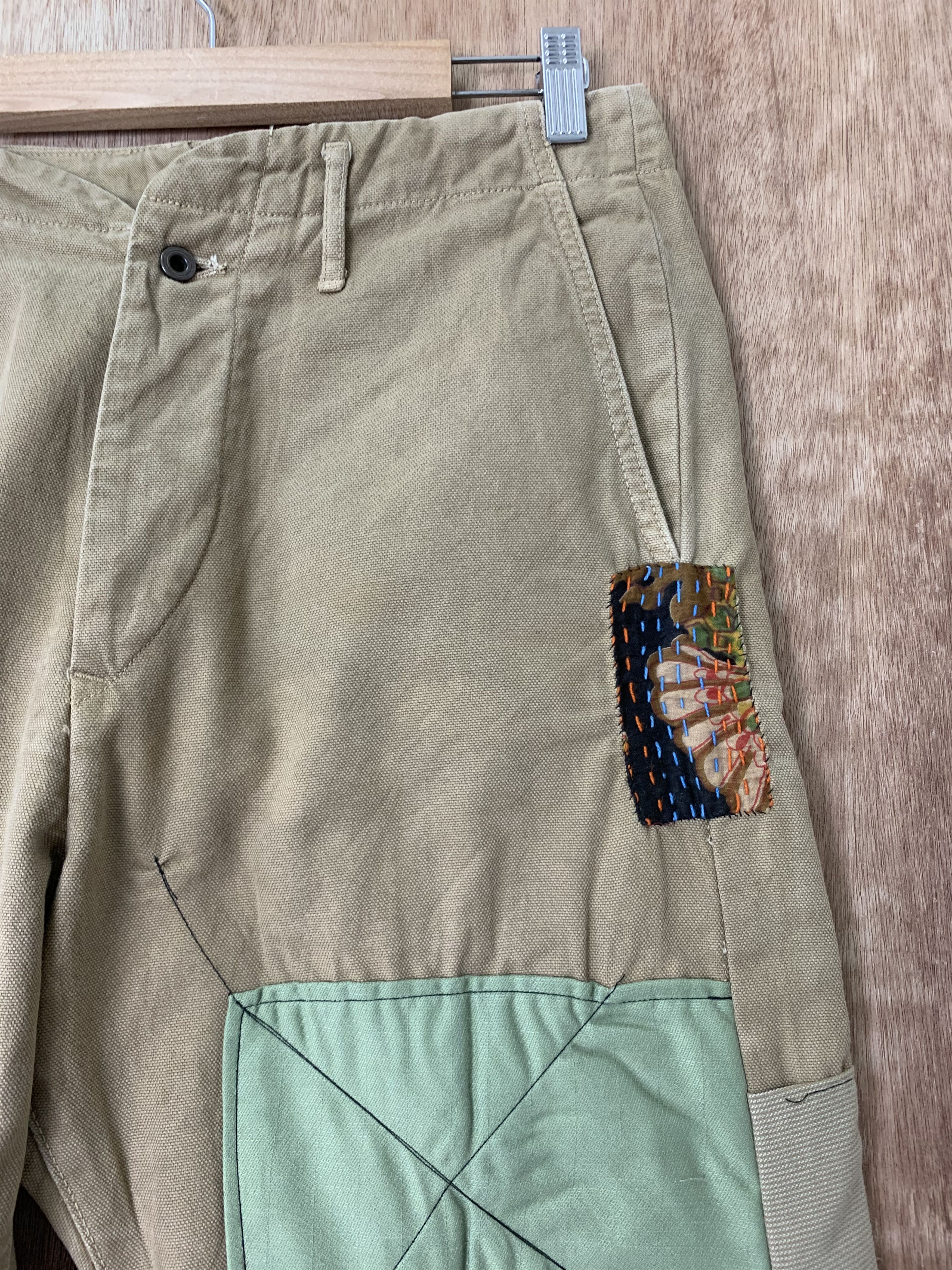 Japanese Brand Japanese Branded Pants Reconstructed Kapital Sashiko Custom Size US 28 / EU 44 - 7 Thumbnail