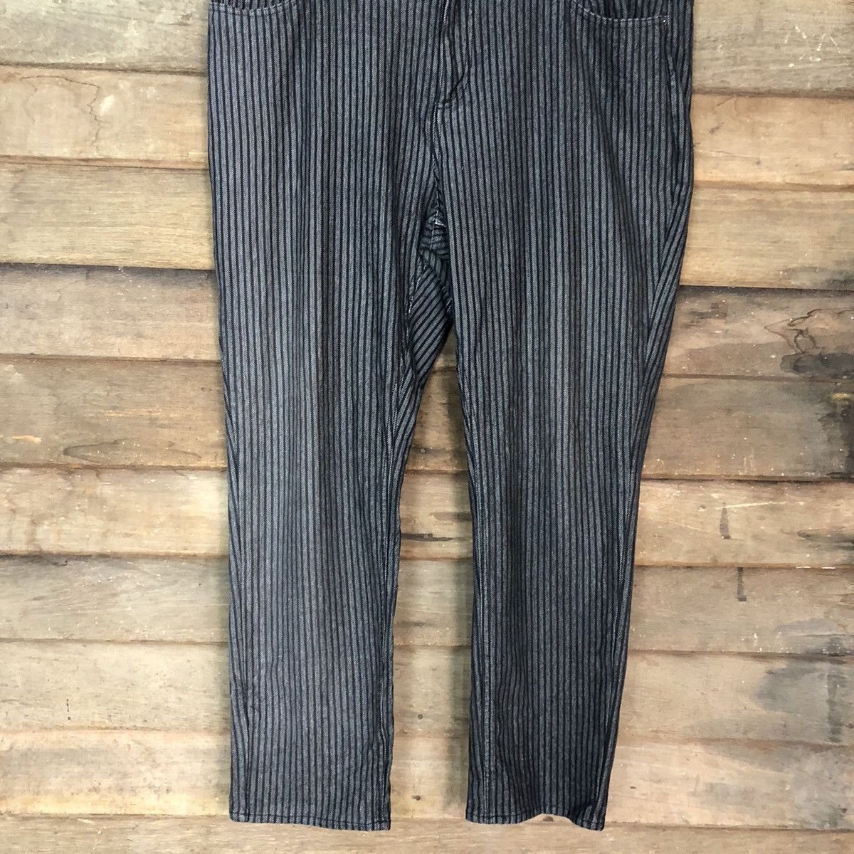 Japanese Brand Japanese Grey Big Size Straight Pants #A024 Size US 40 / EU 56 - 3 Thumbnail