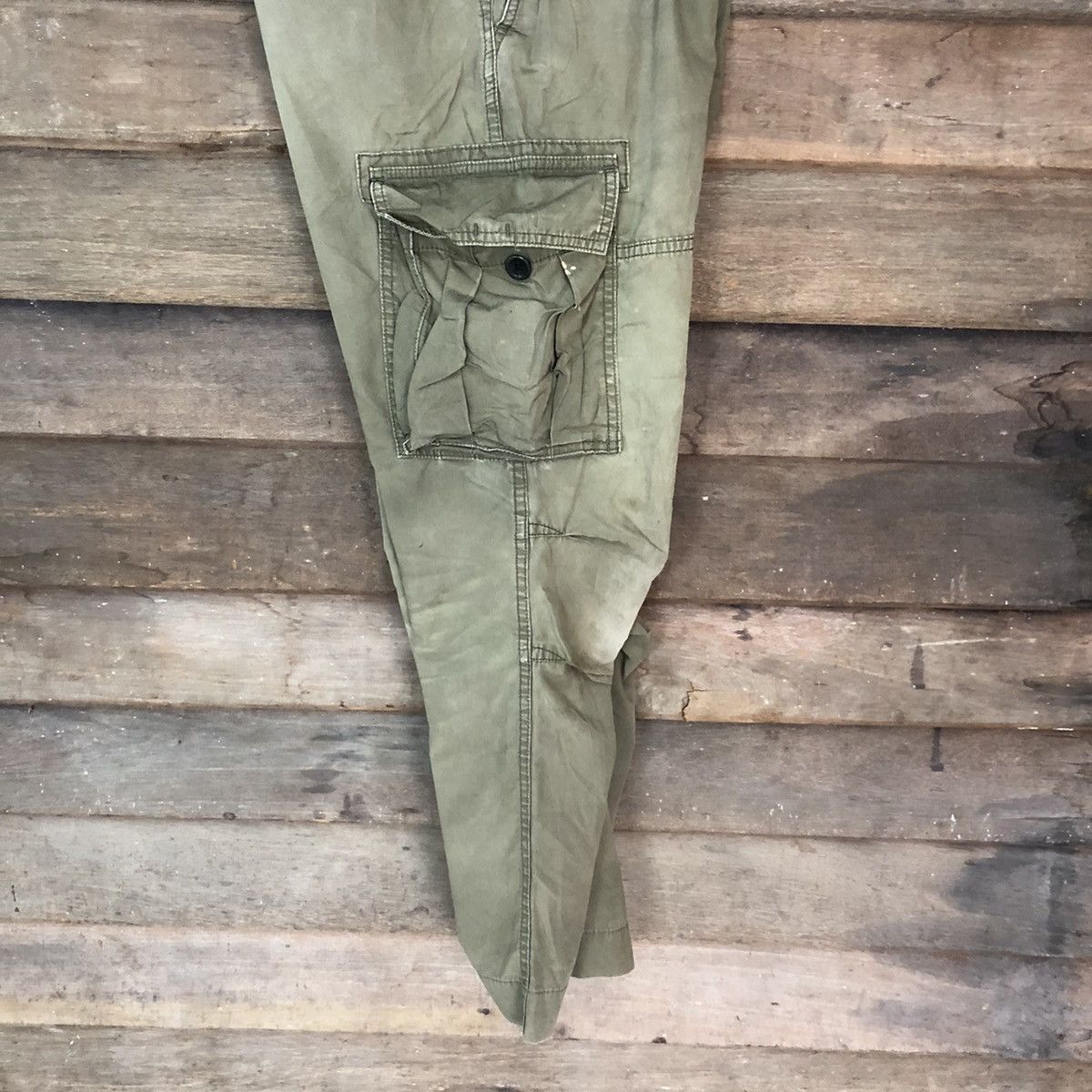 Japanese Brand JAPANESE BRANDED Multipocket United Arrows Green Cargo Pants Size US 30 / EU 46 - 21 Thumbnail